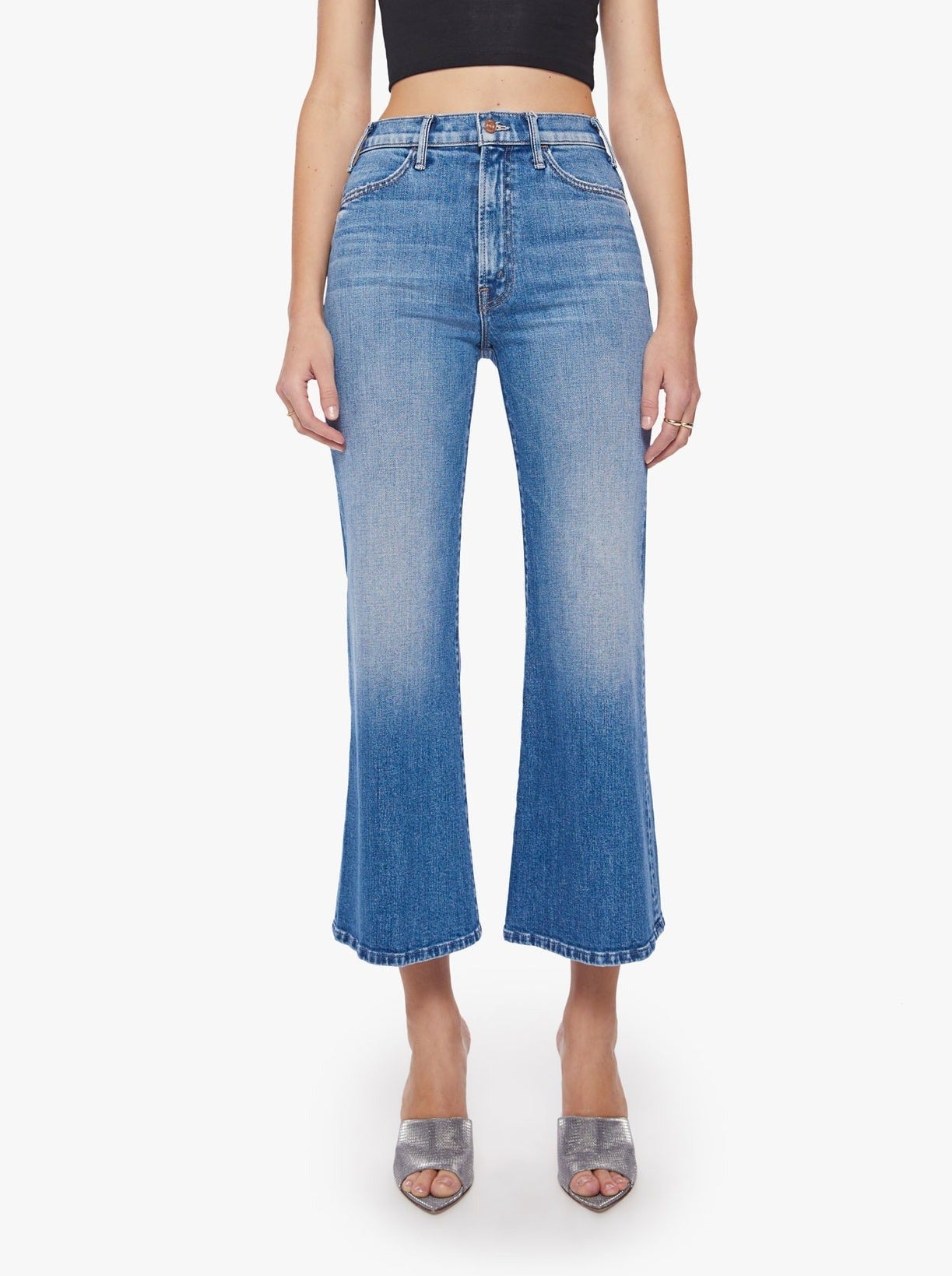 MOTHER The Hustler Roller Ankle Jeans