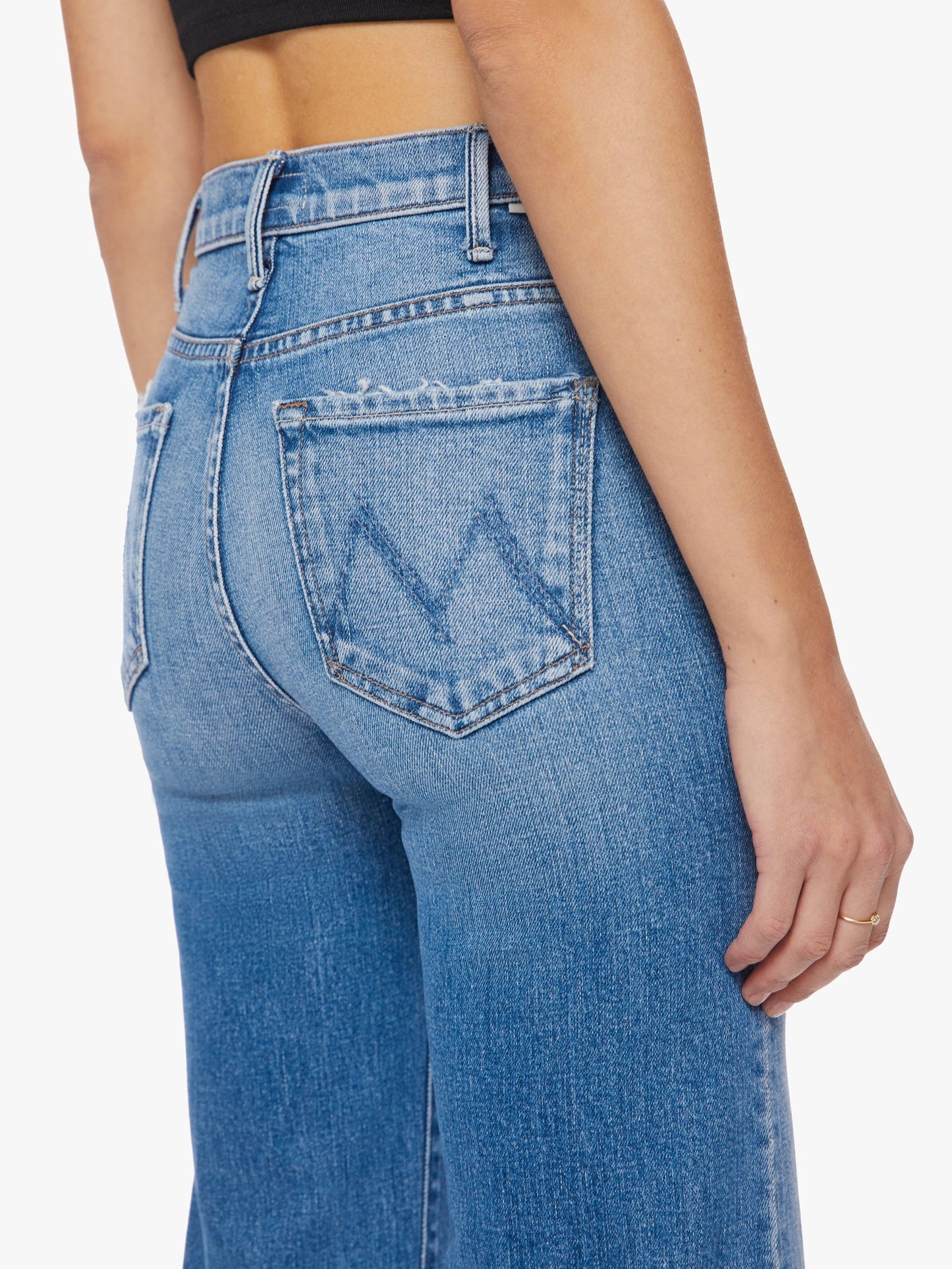 MOTHER The Hustler Roller Ankle Jeans
