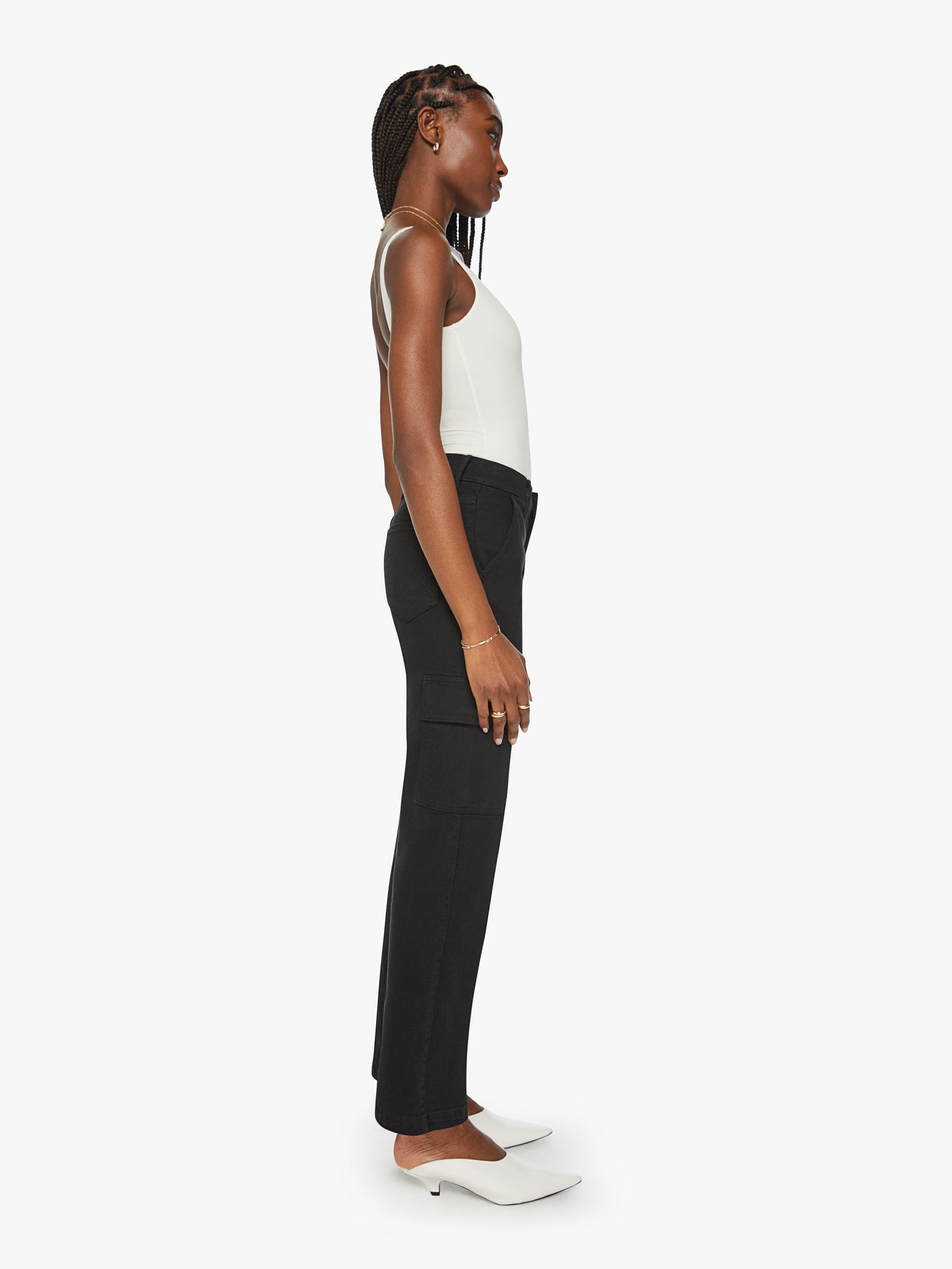 MOTHER Straight Up Rambler Cargo Jeans