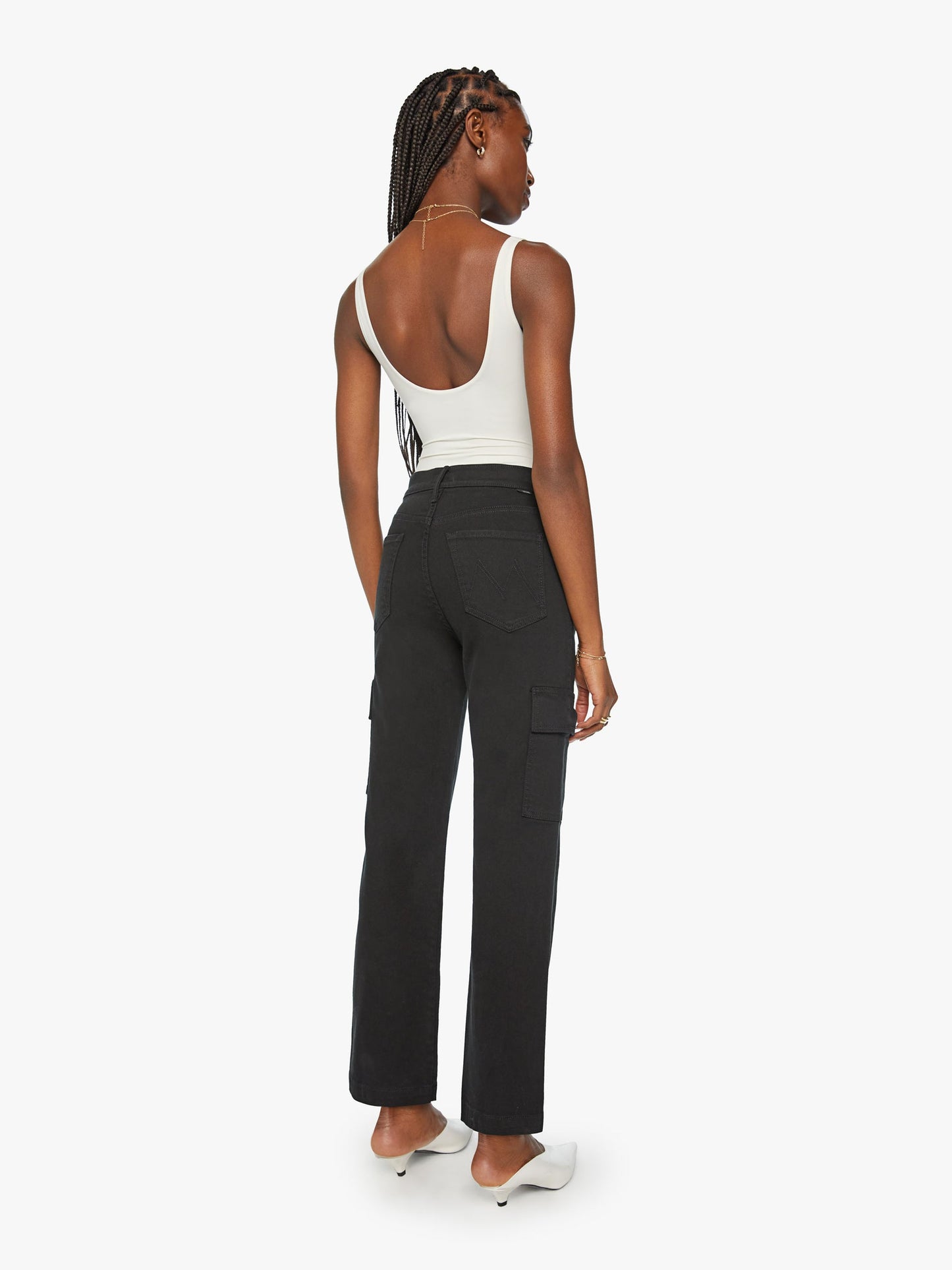MOTHER Straight Up Rambler Cargo Jeans