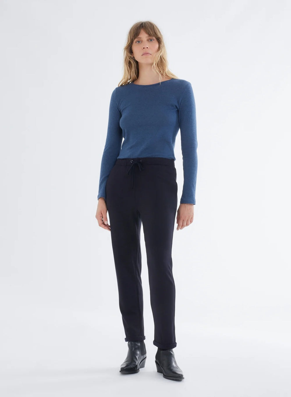 Majestic Filatures French Terry Drawstring Pant with Cuff