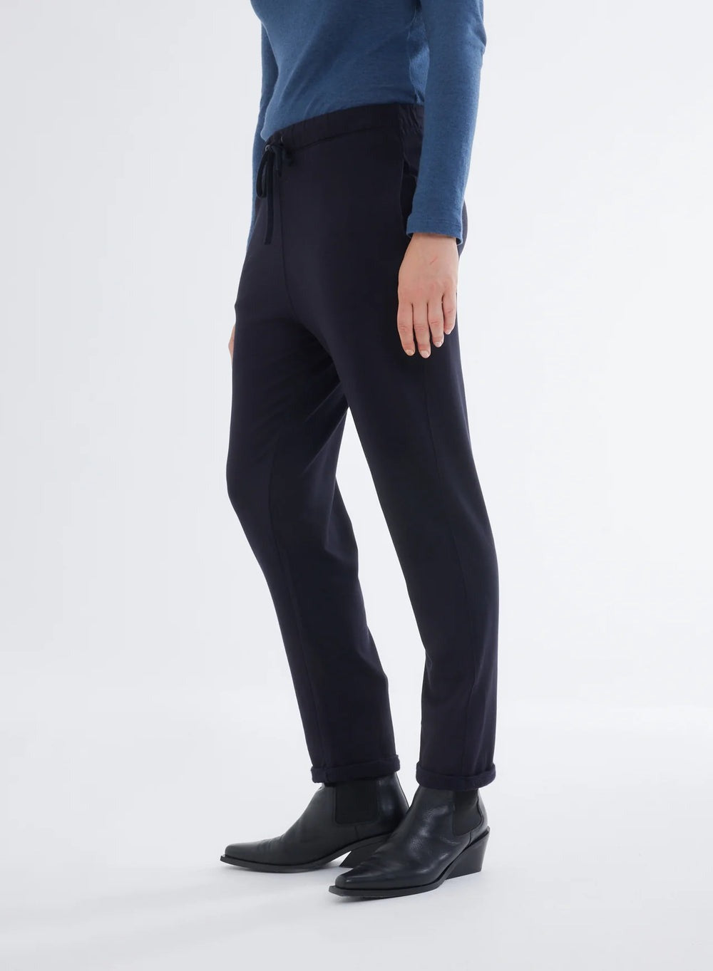 Majestic Filatures French Terry Drawstring Pant with Cuff