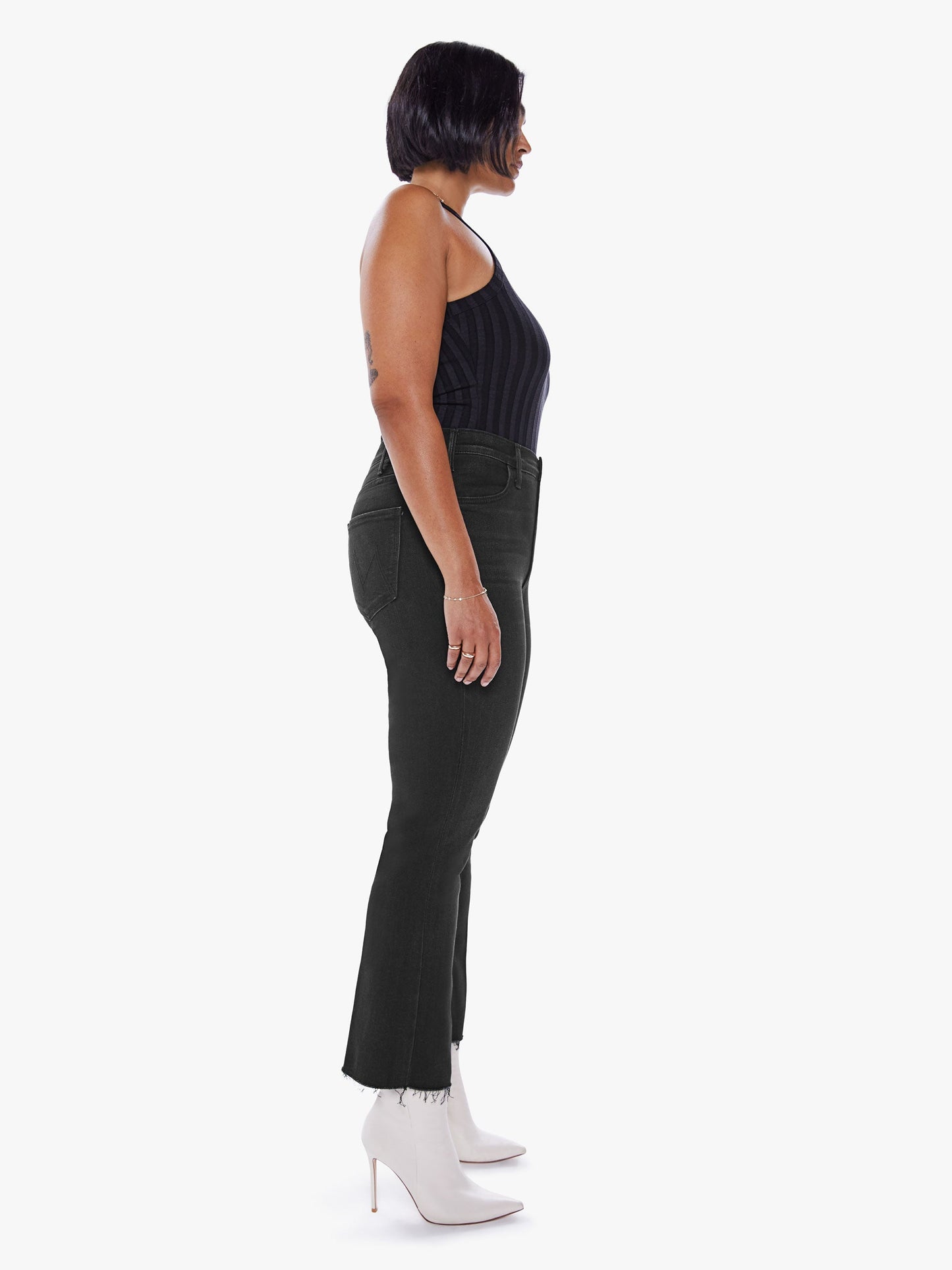 MOTHER The Hustler Ankle Fray Jeans