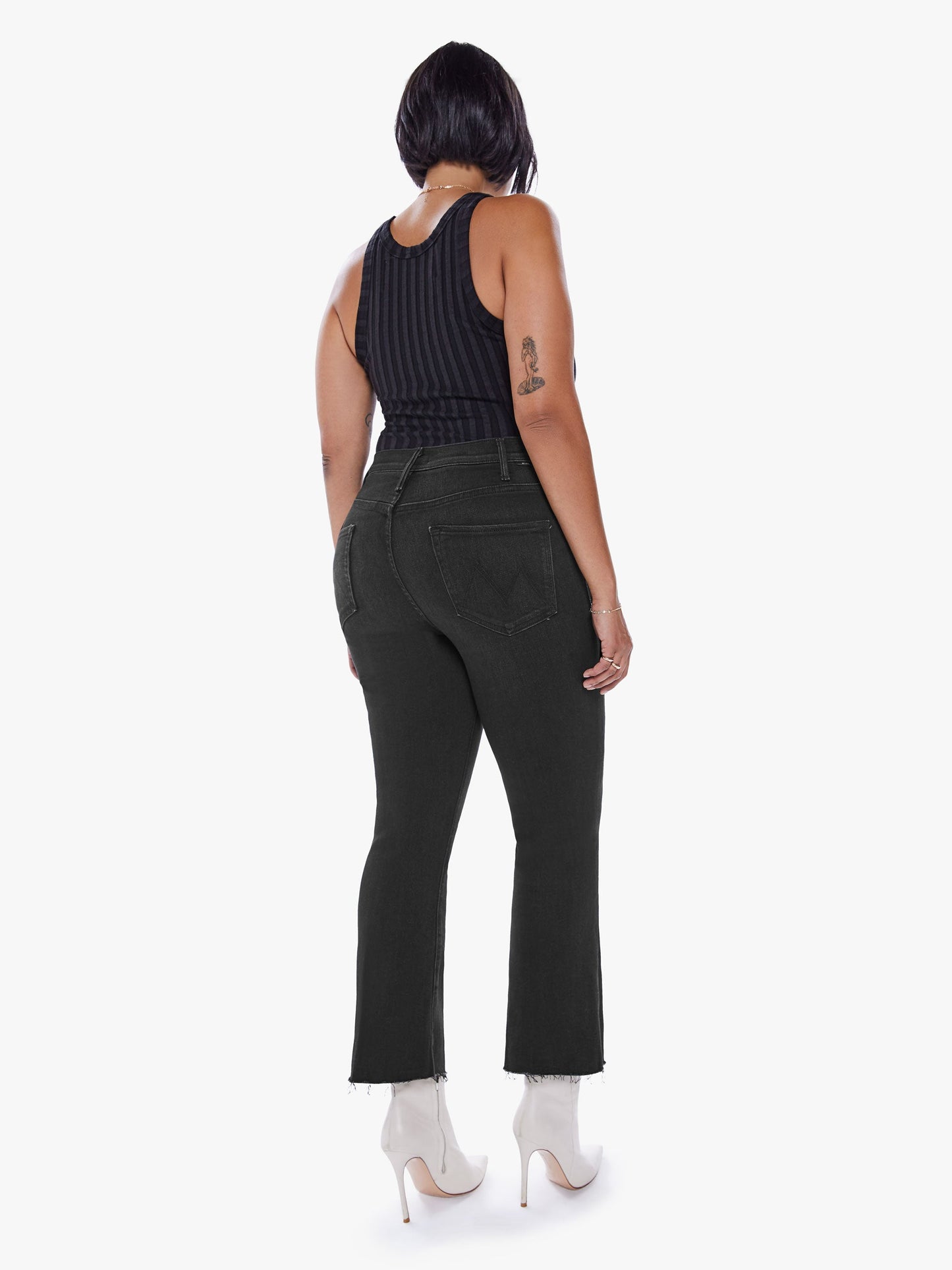 MOTHER The Hustler Ankle Fray Jeans