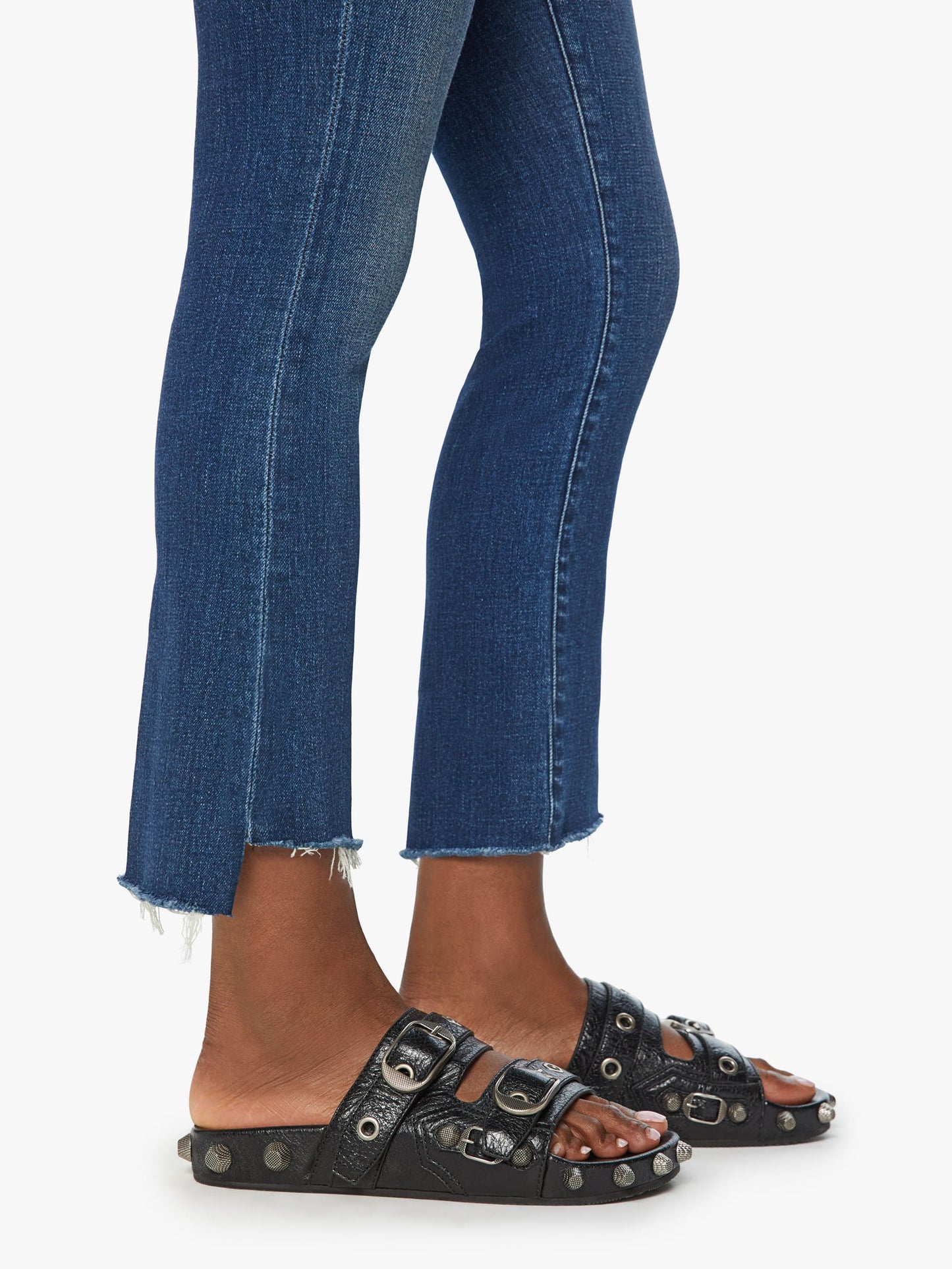MOTHER The Insider Crop Step Fray Jeans