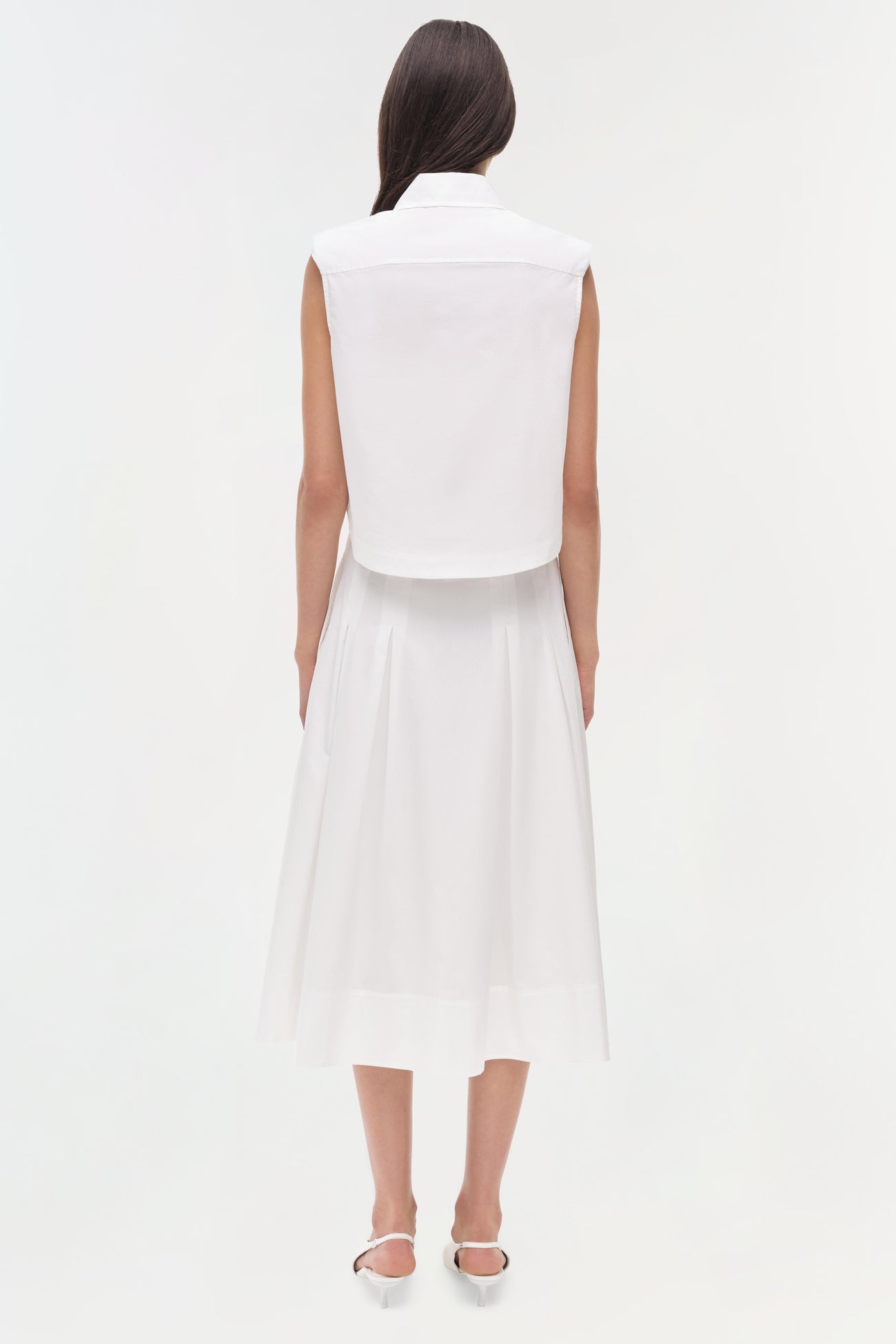 Simkhai Winslow S/L Cropped Shirt