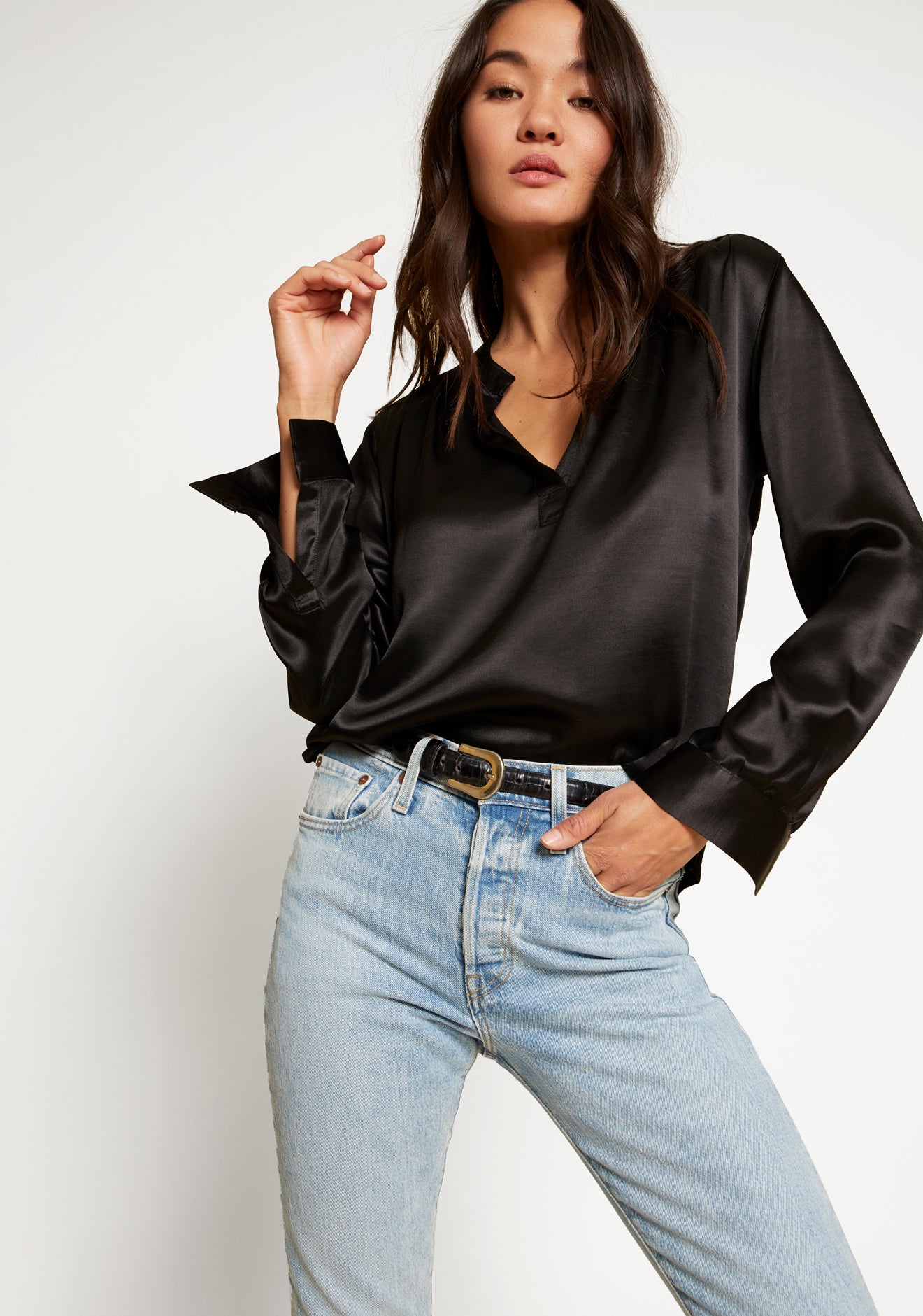 Nation LTD Ella Cut Away Henley