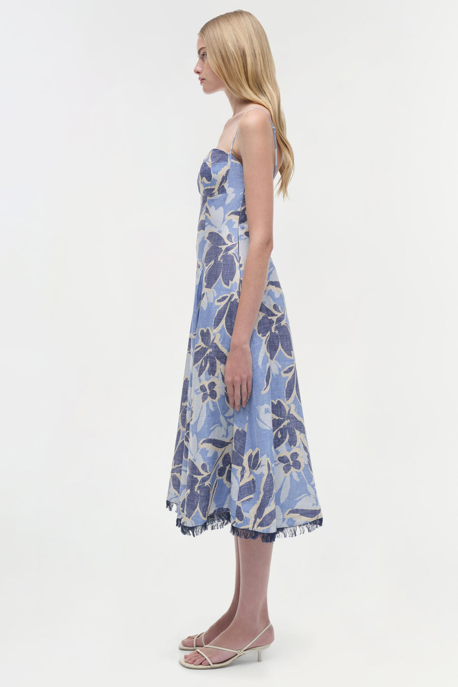 Simkhai Analise S/L Bustier Midi Dress