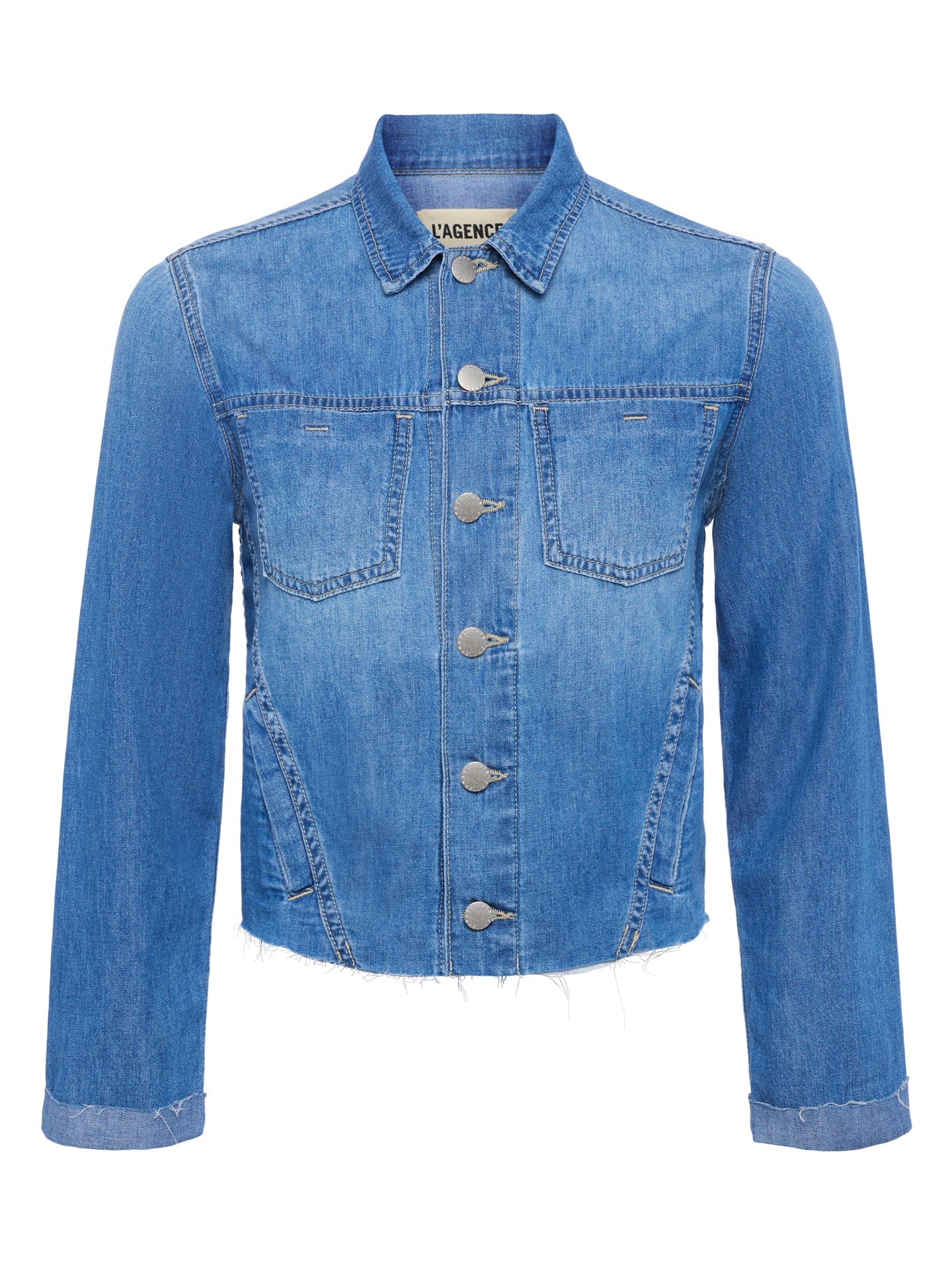 L'agence Janelle Slim Denim Jacket
