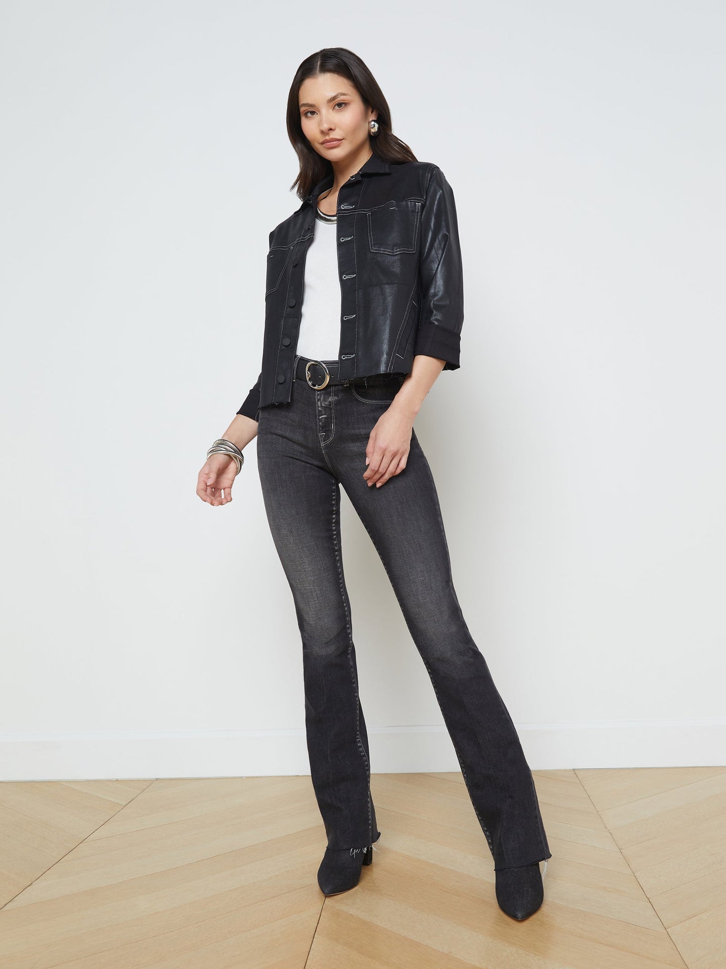 Lagence Janelle Slim Raw Jacket