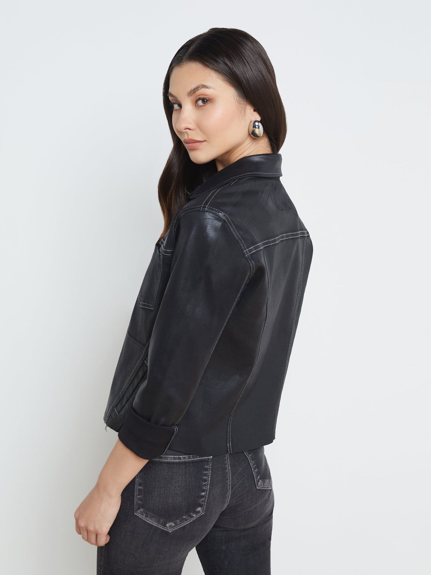 Lagence Janelle Slim Raw Jacket