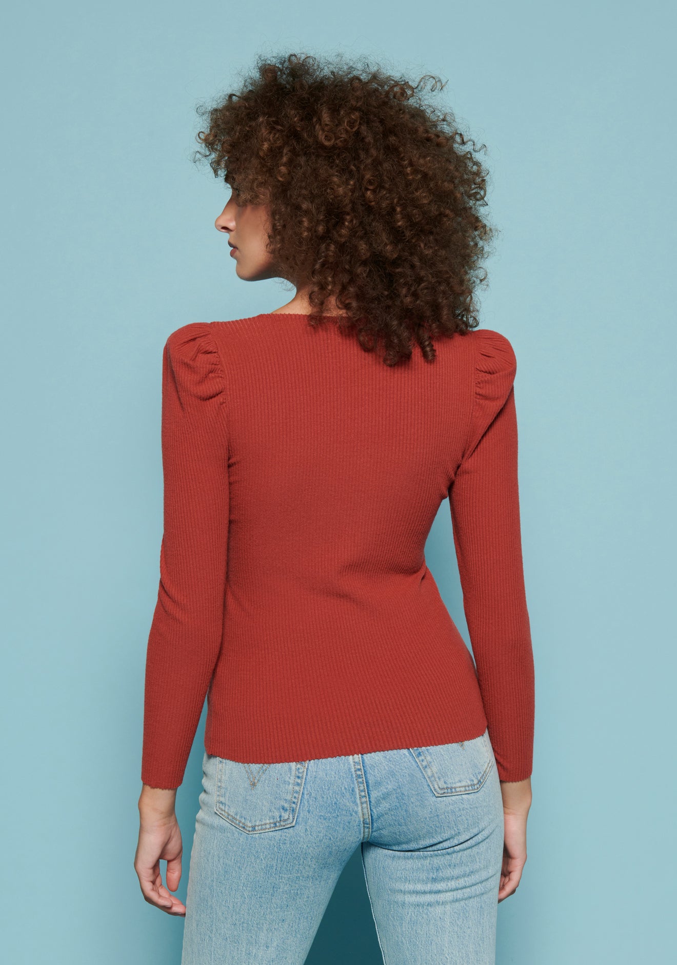 Nation LTD Leighton Square Neck Top