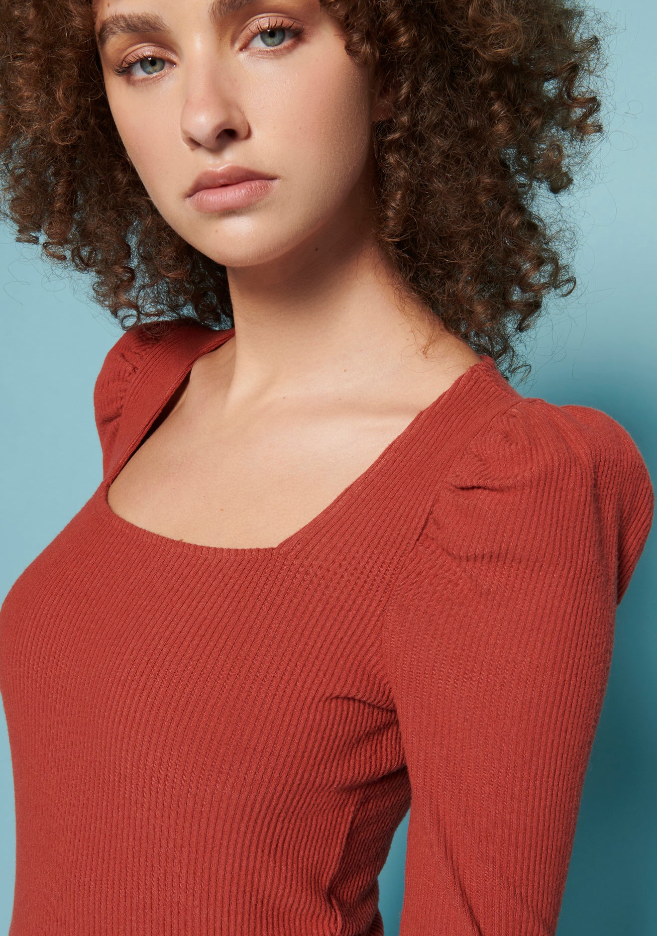 Nation LTD Leighton Square Neck Top