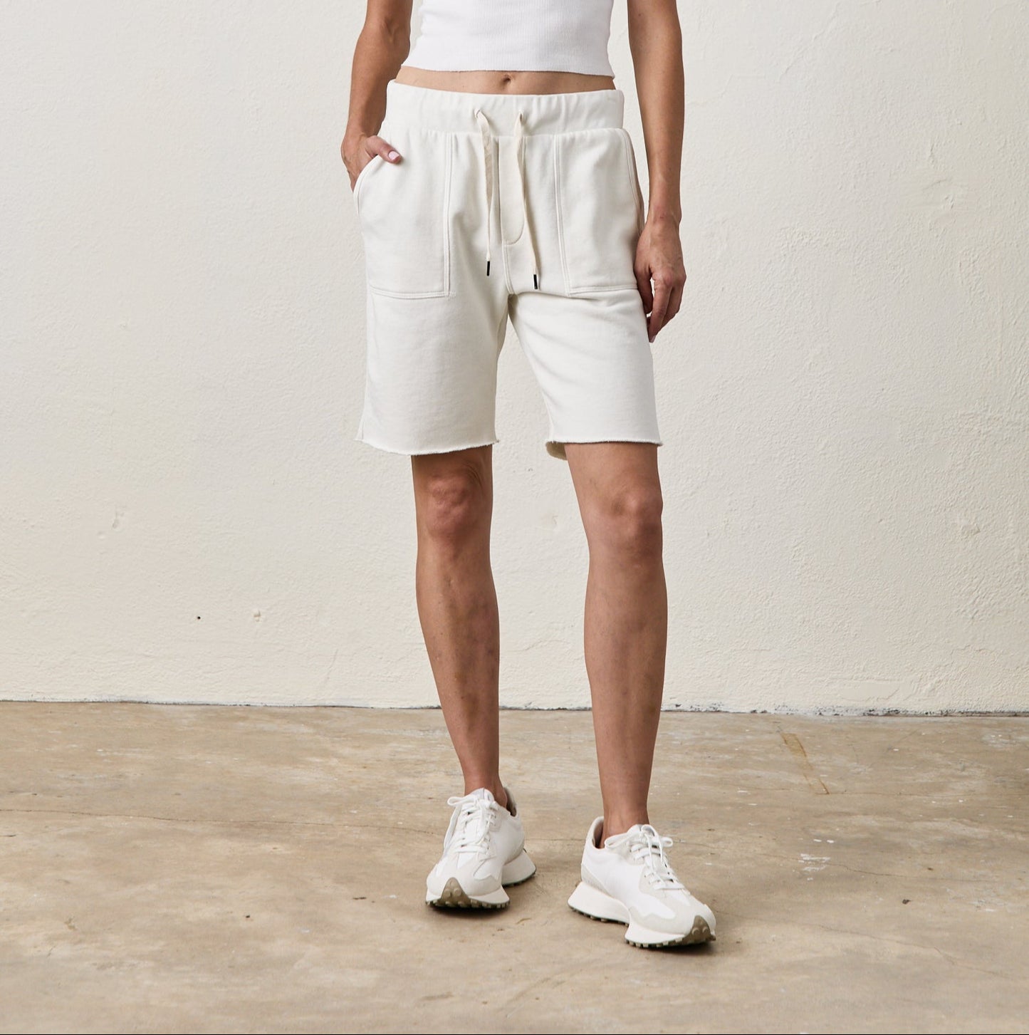 NSF Jen Drawstring Cut Offs Shorts