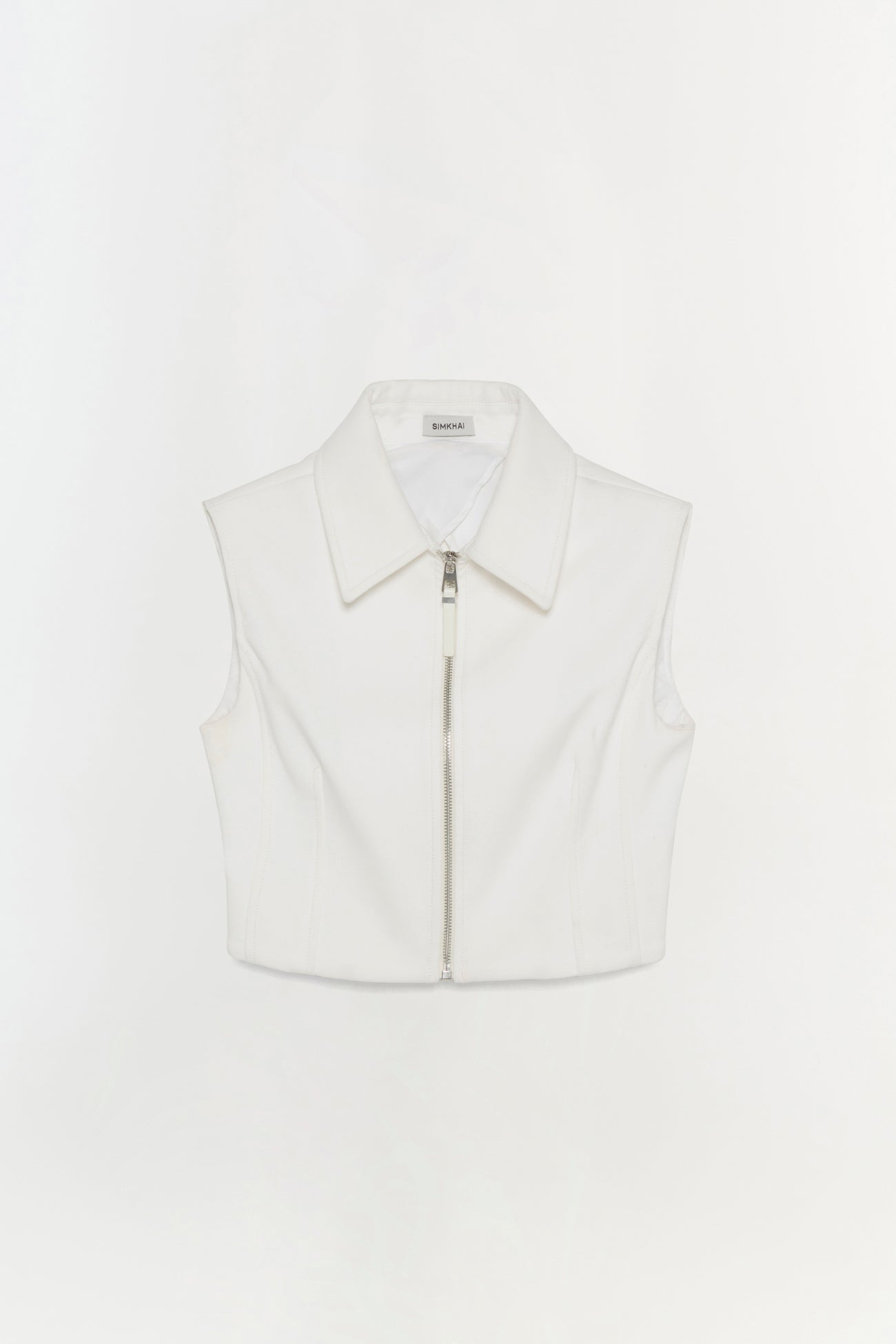 Simkhai Alix S/L Zip Up Top