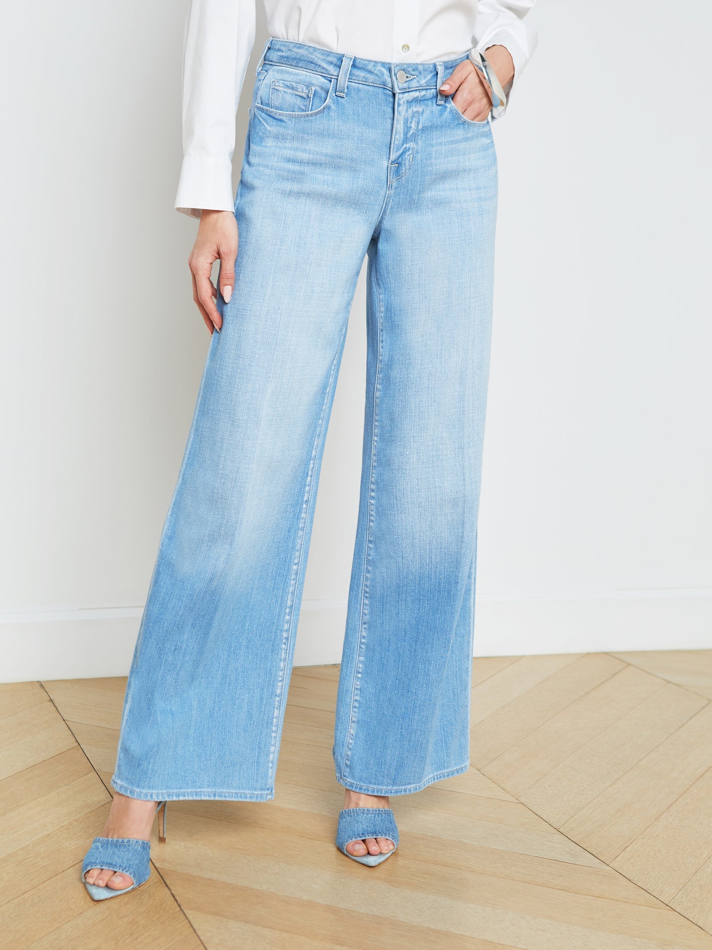 Lagence Alicent Sneaker Wide Leg Jean