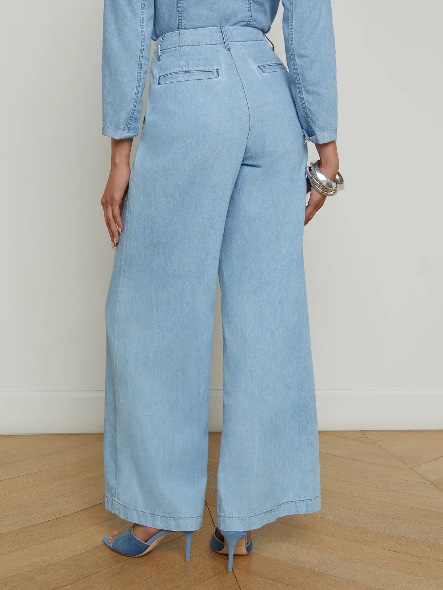L'agence Runa H/R Wide Leg Trouser