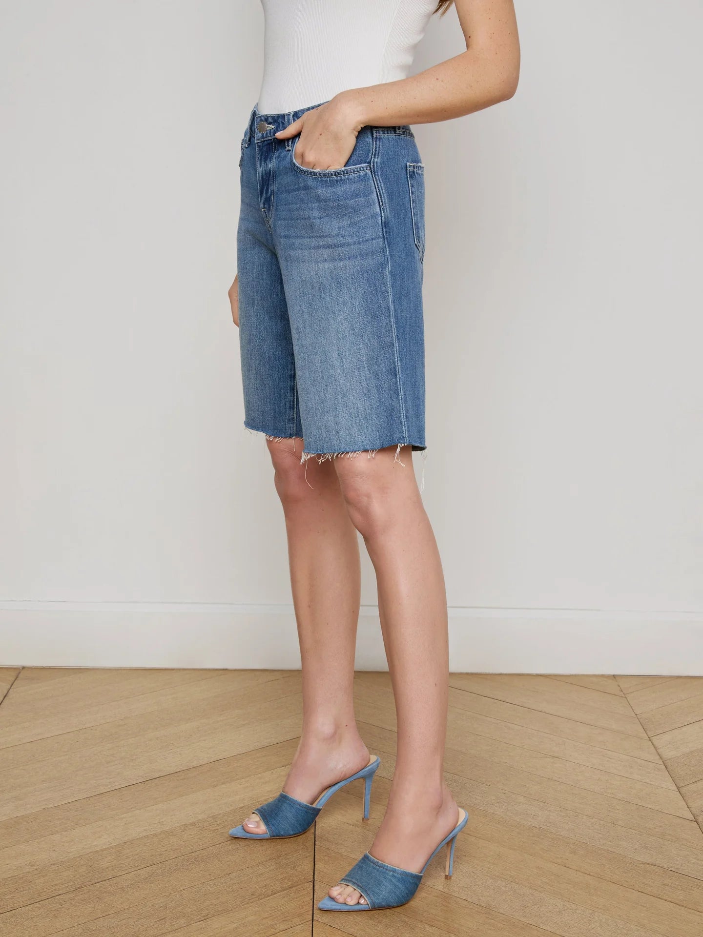 L'agence Elise L/R Bermuda Shorts