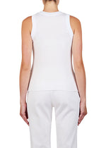 Purotatto Sleeveless Top With Knitted Front