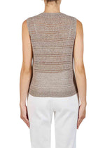 Purotatto Sleeveless Round Neck Sweater