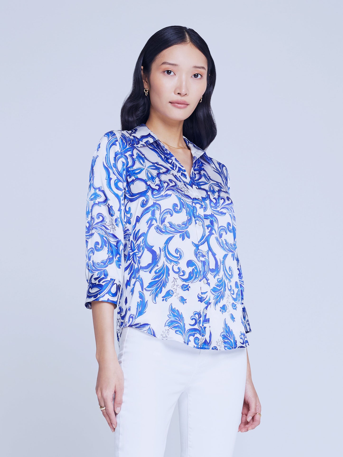Lagence 3/4 Sleeve Dani Blouse