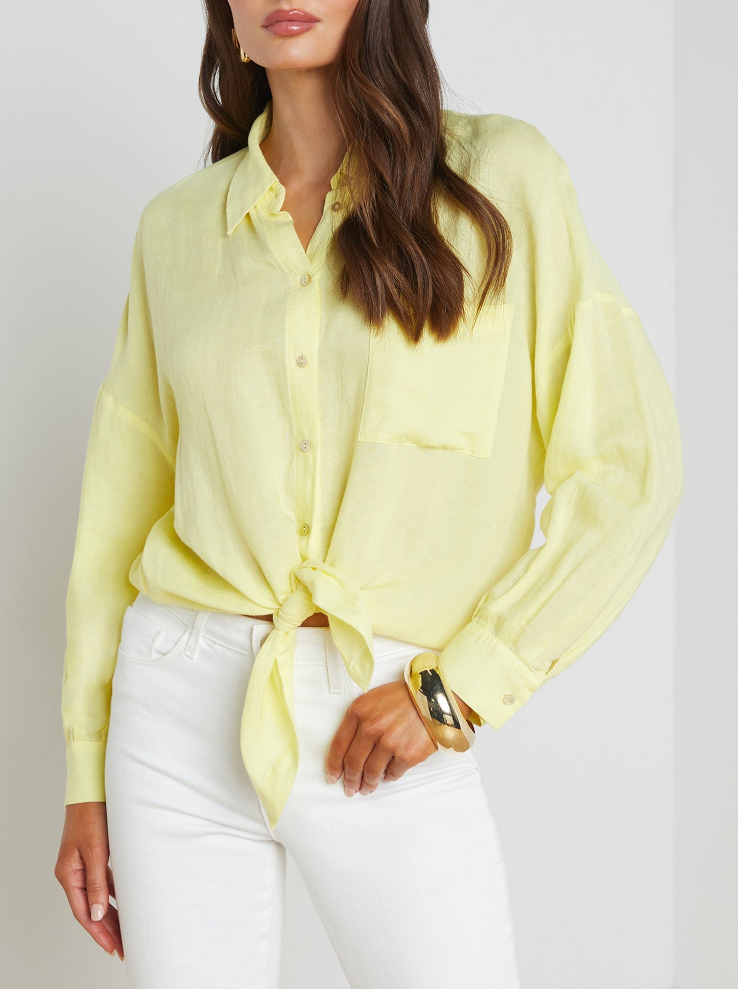 Lagence Talitha Tie Blouse