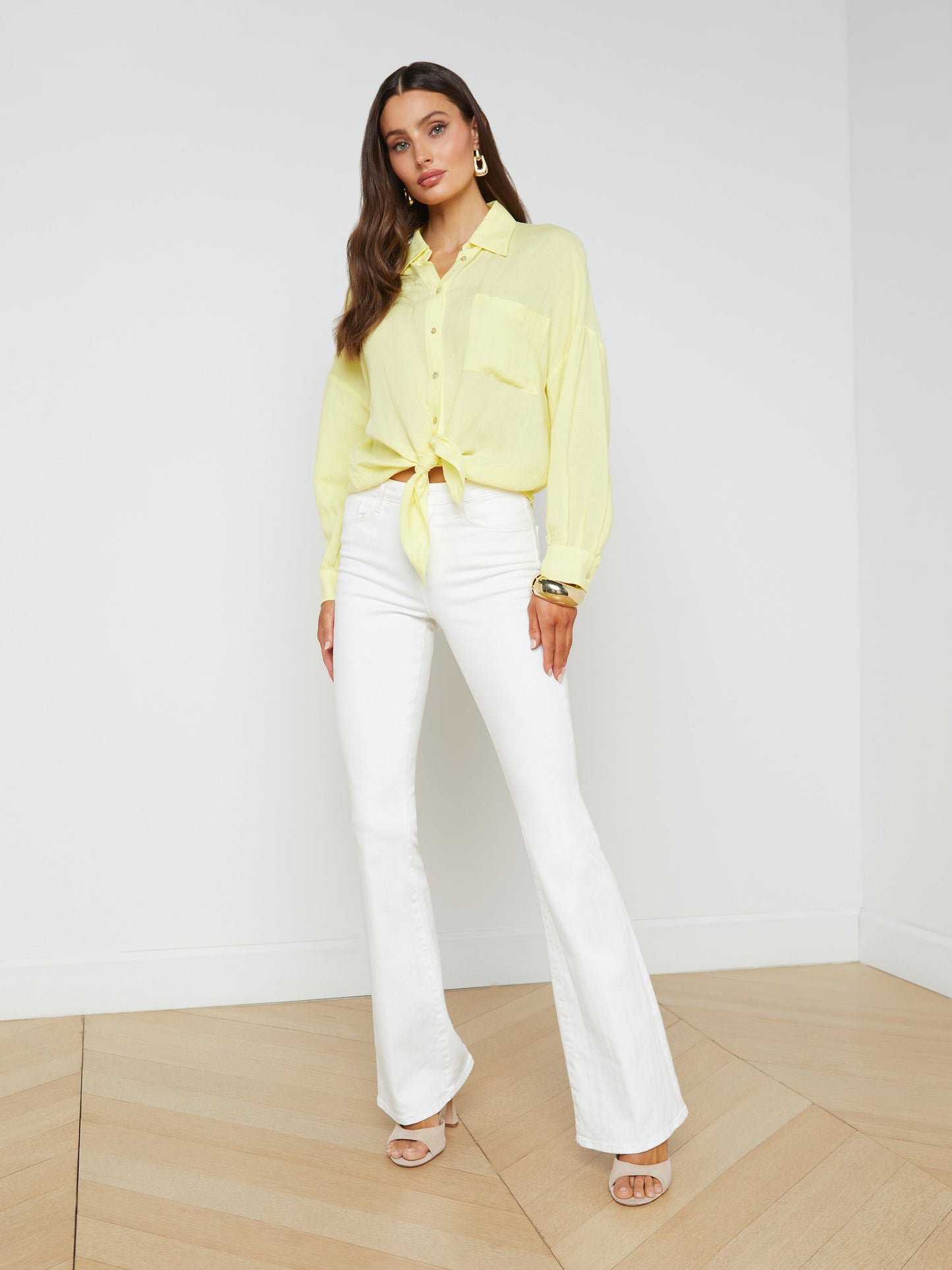 Lagence Talitha Tie Blouse