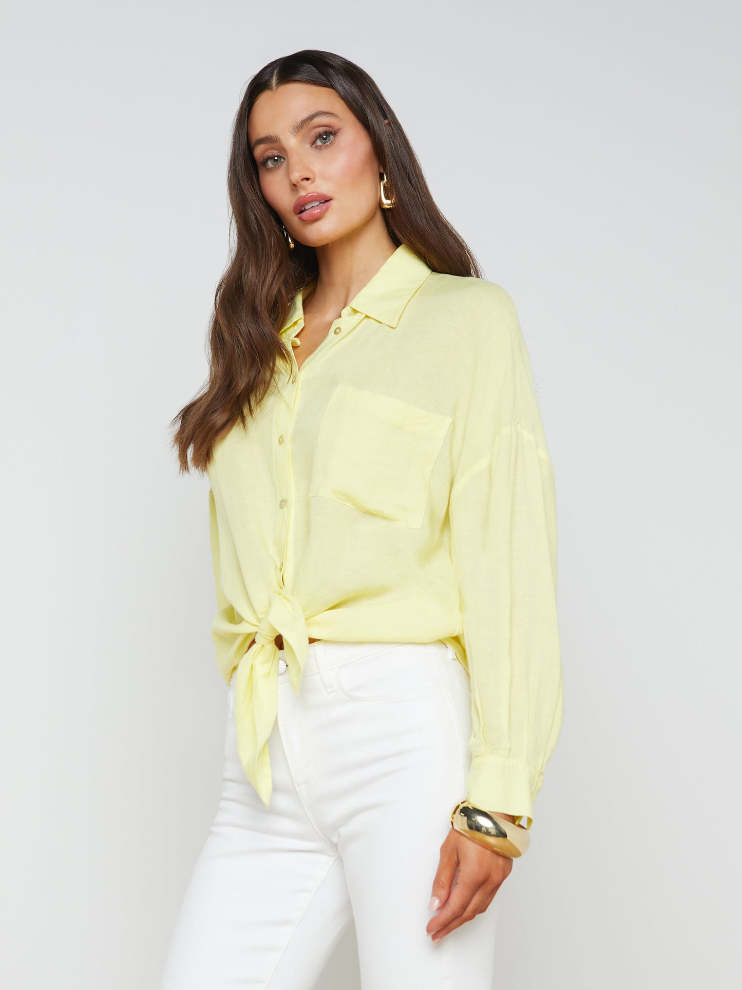 Lagence Talitha Tie Blouse