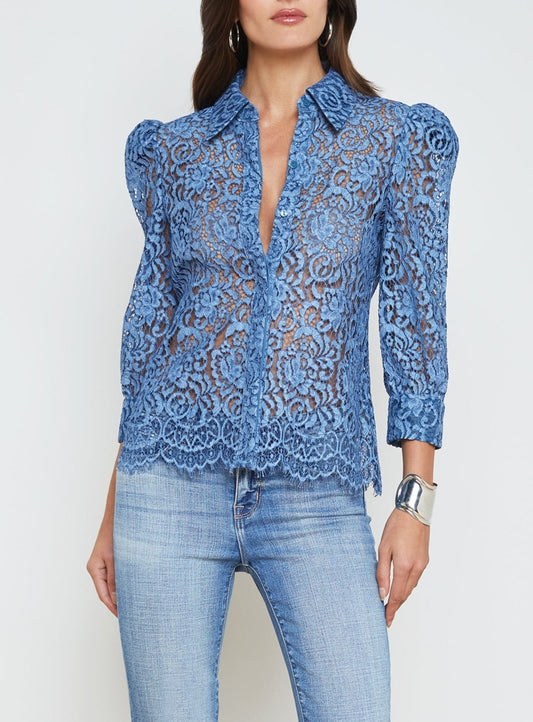 Lagence Andrea Lace Blouse