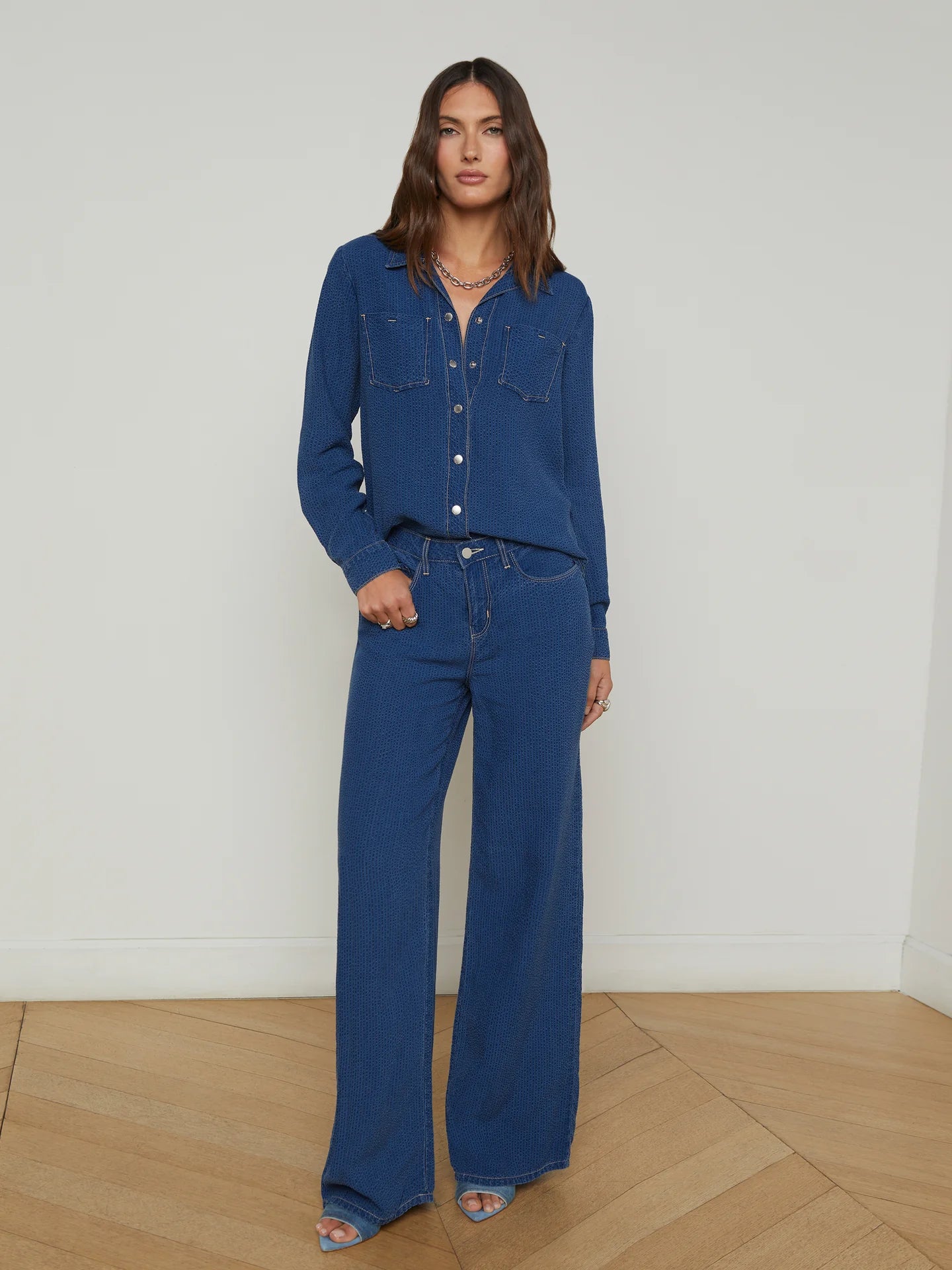 L'agence Isla Denim Shirt