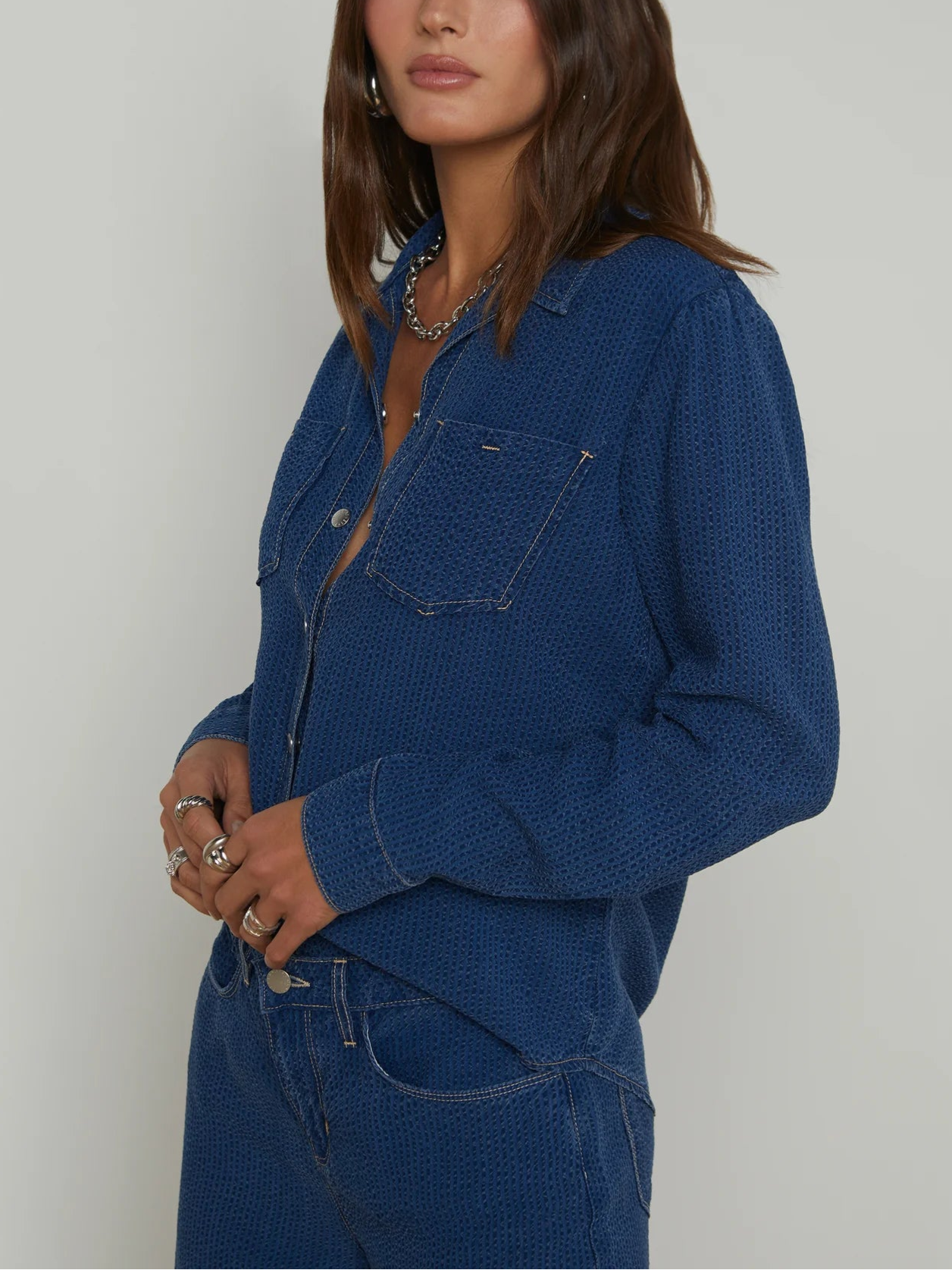 L'agence Isla Denim Shirt