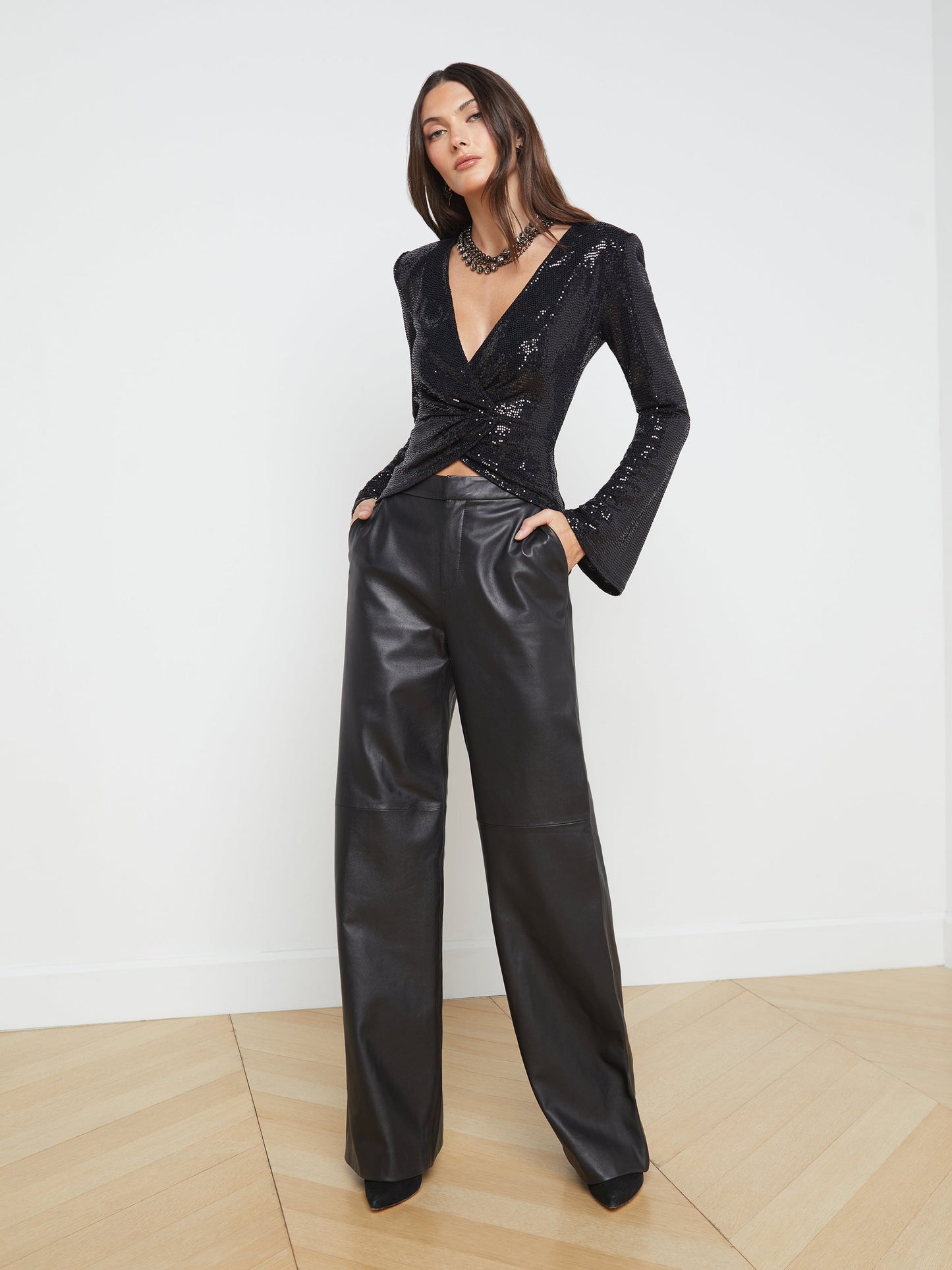 Lagence Katya Bell Sleeve Top