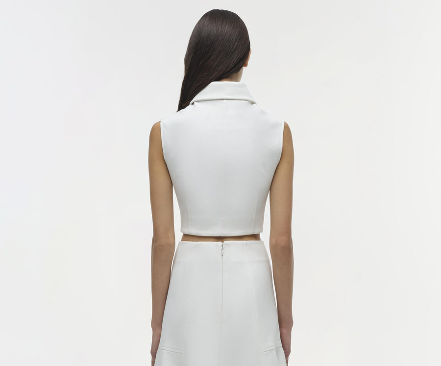 Simkhai Alix S/L Zip Up Top