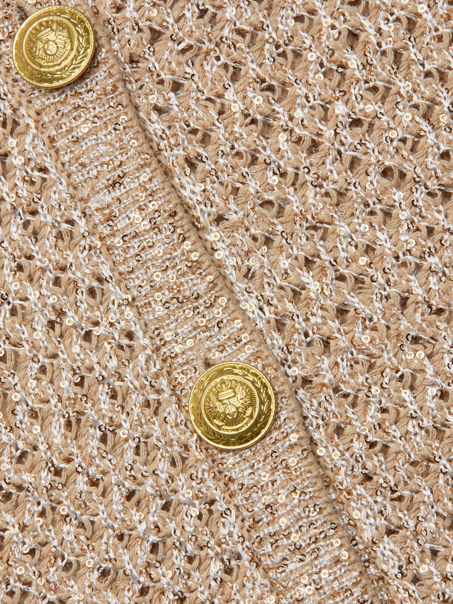 L'agence Blanca Sequin Crop Cardi