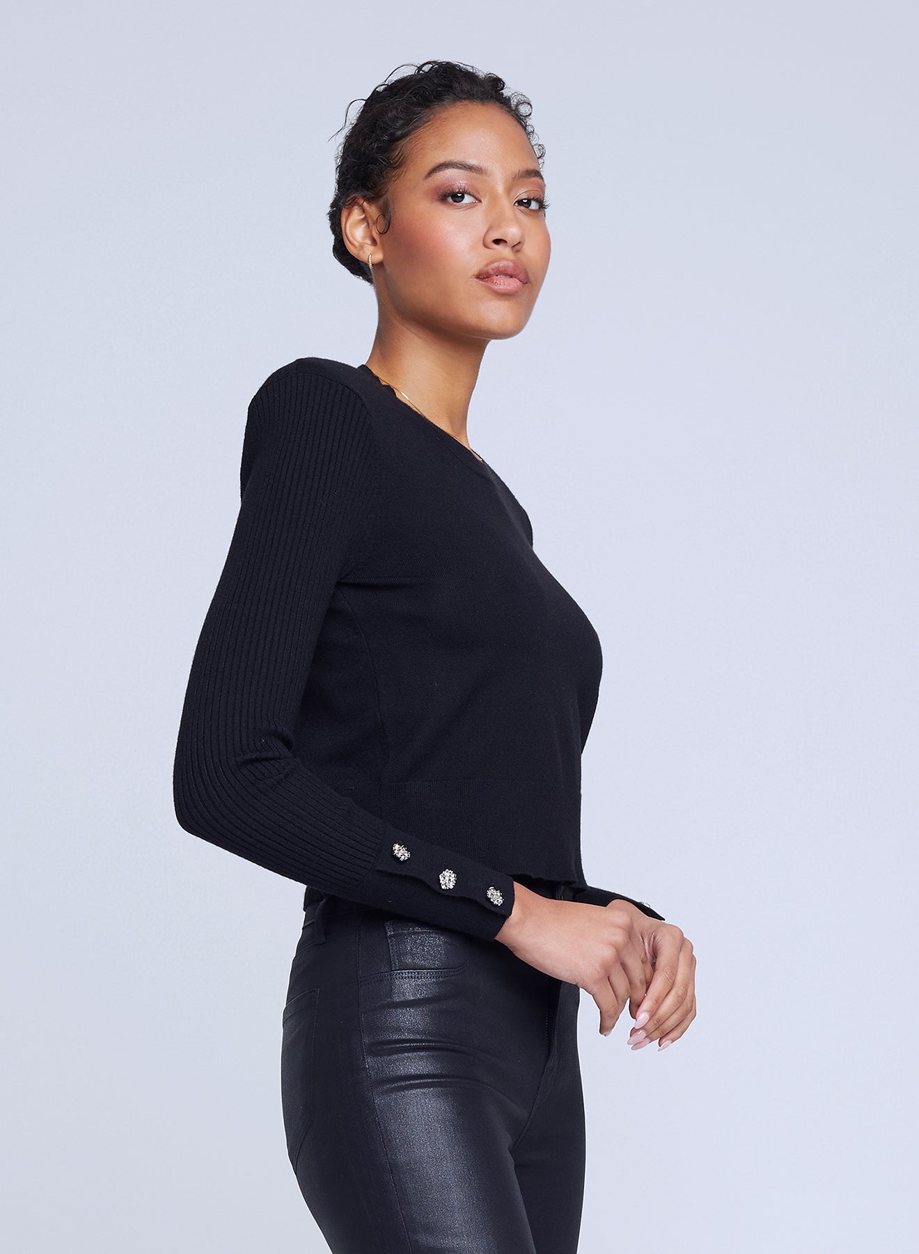 L'agence Sky Crew Neck Top