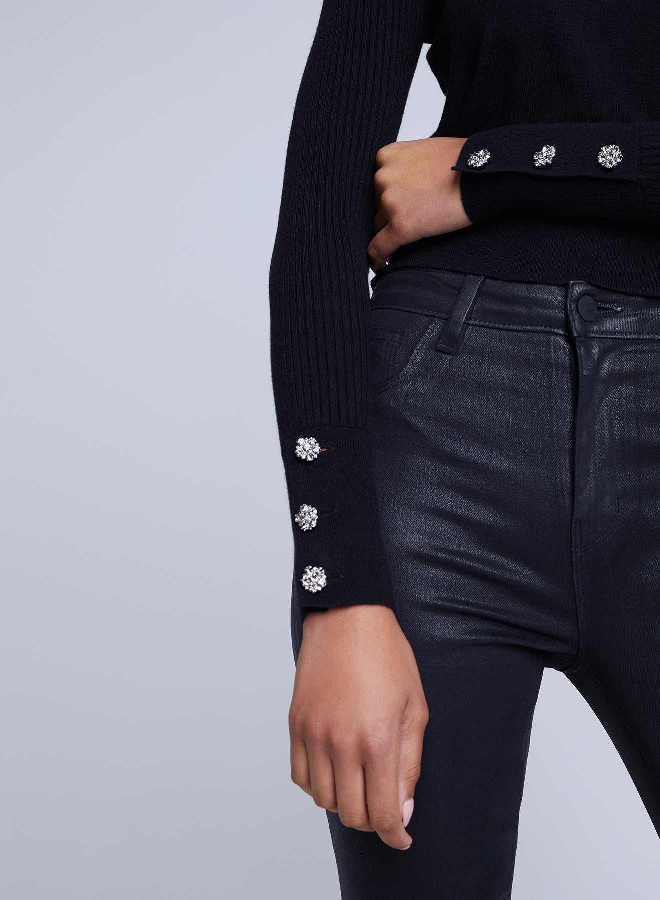 L'agence Sky Crew Neck Top
