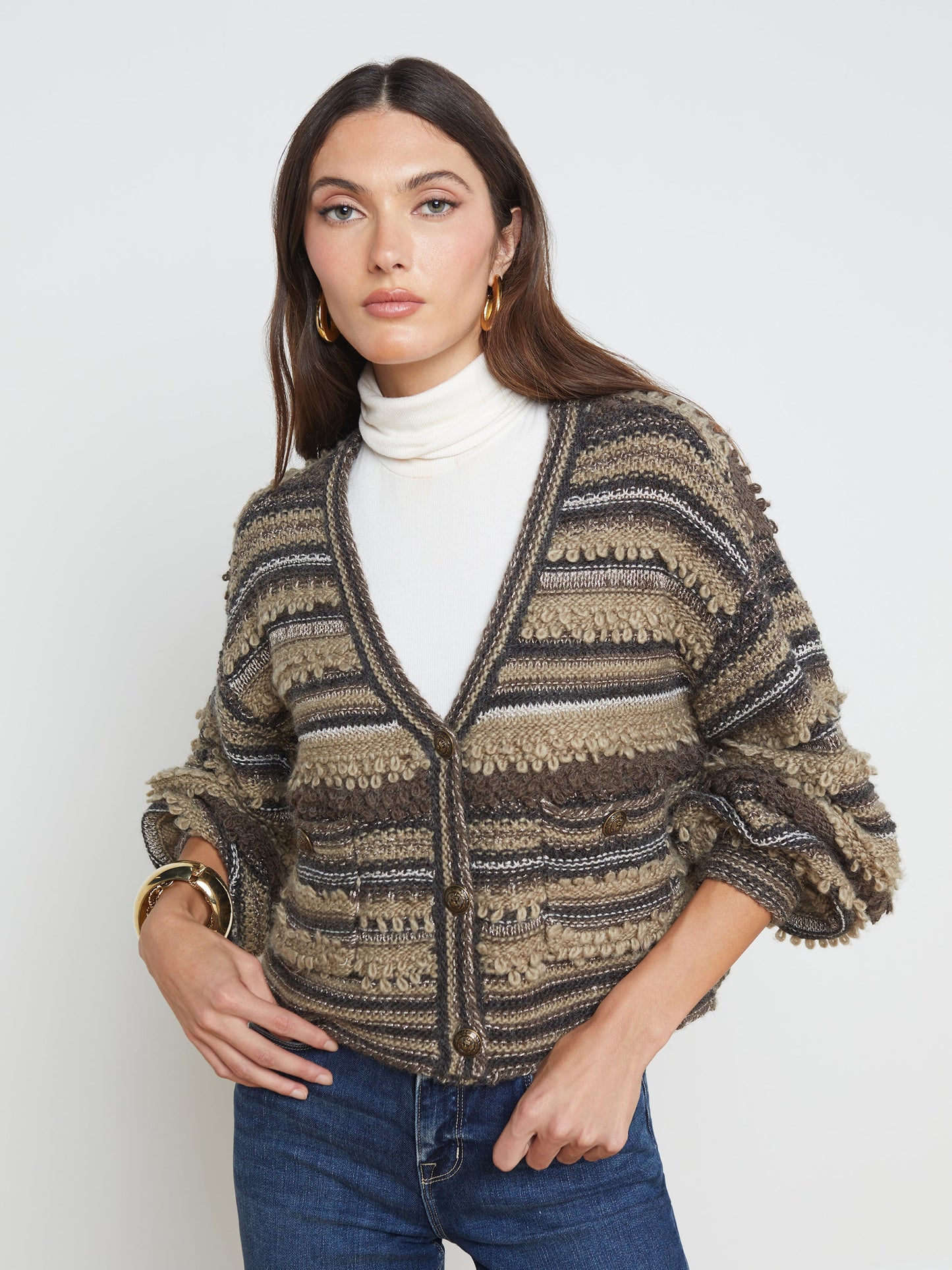 Lagence Harriet Blouson Cardi