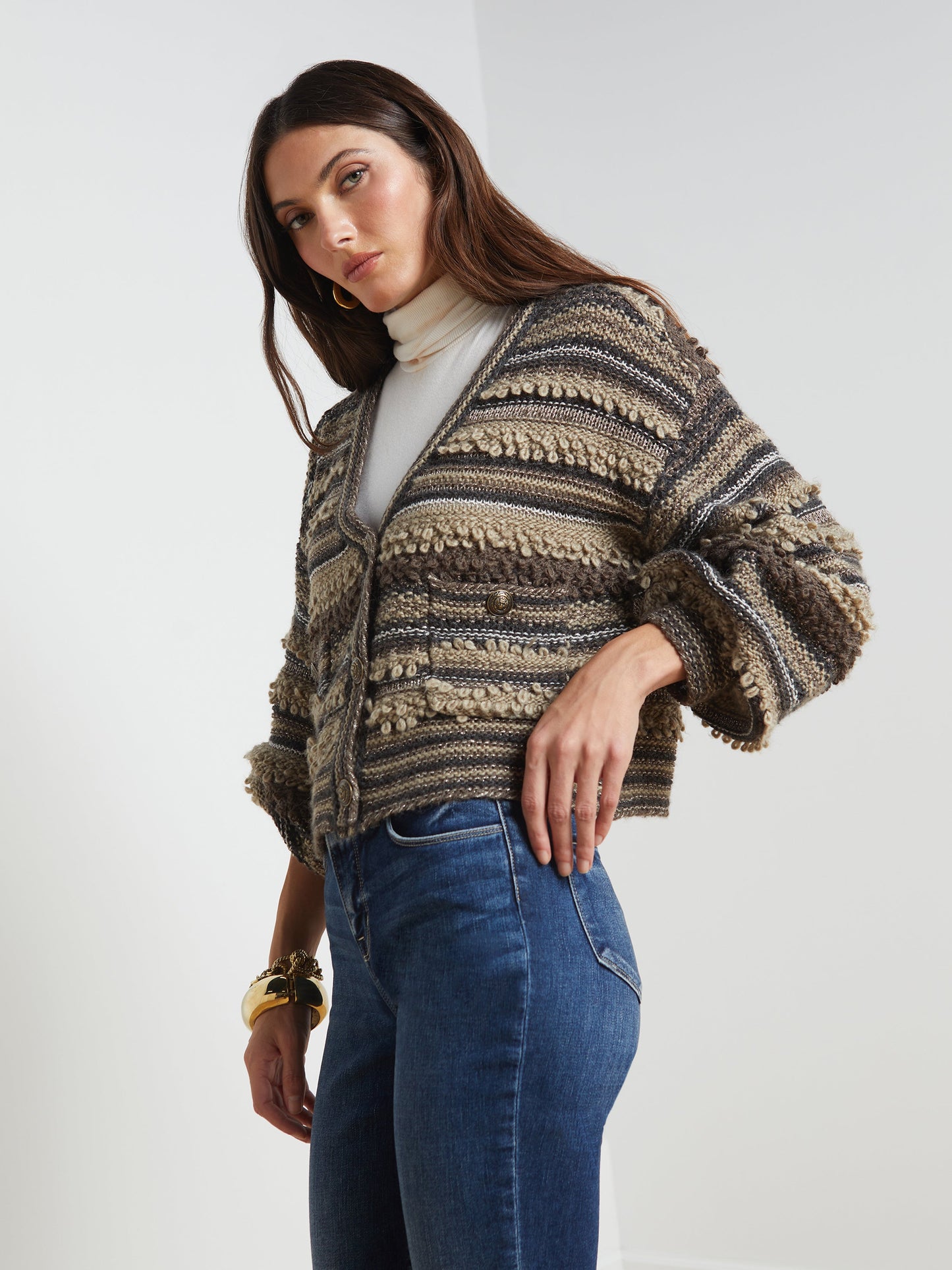 Lagence Harriet Blouson Cardi