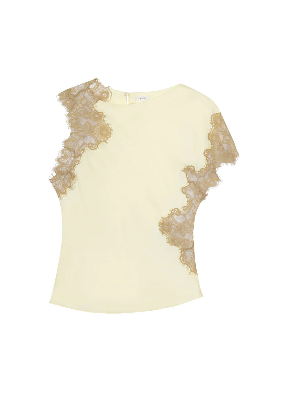 A.L.C Alessia Satin And Lace Top