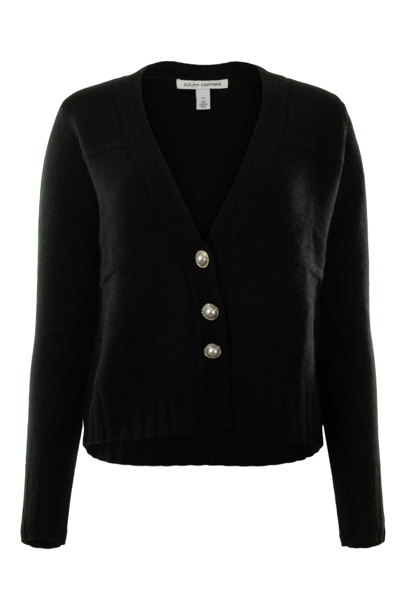 Autumn Cashmere 6 Ply V Neck Cardigan