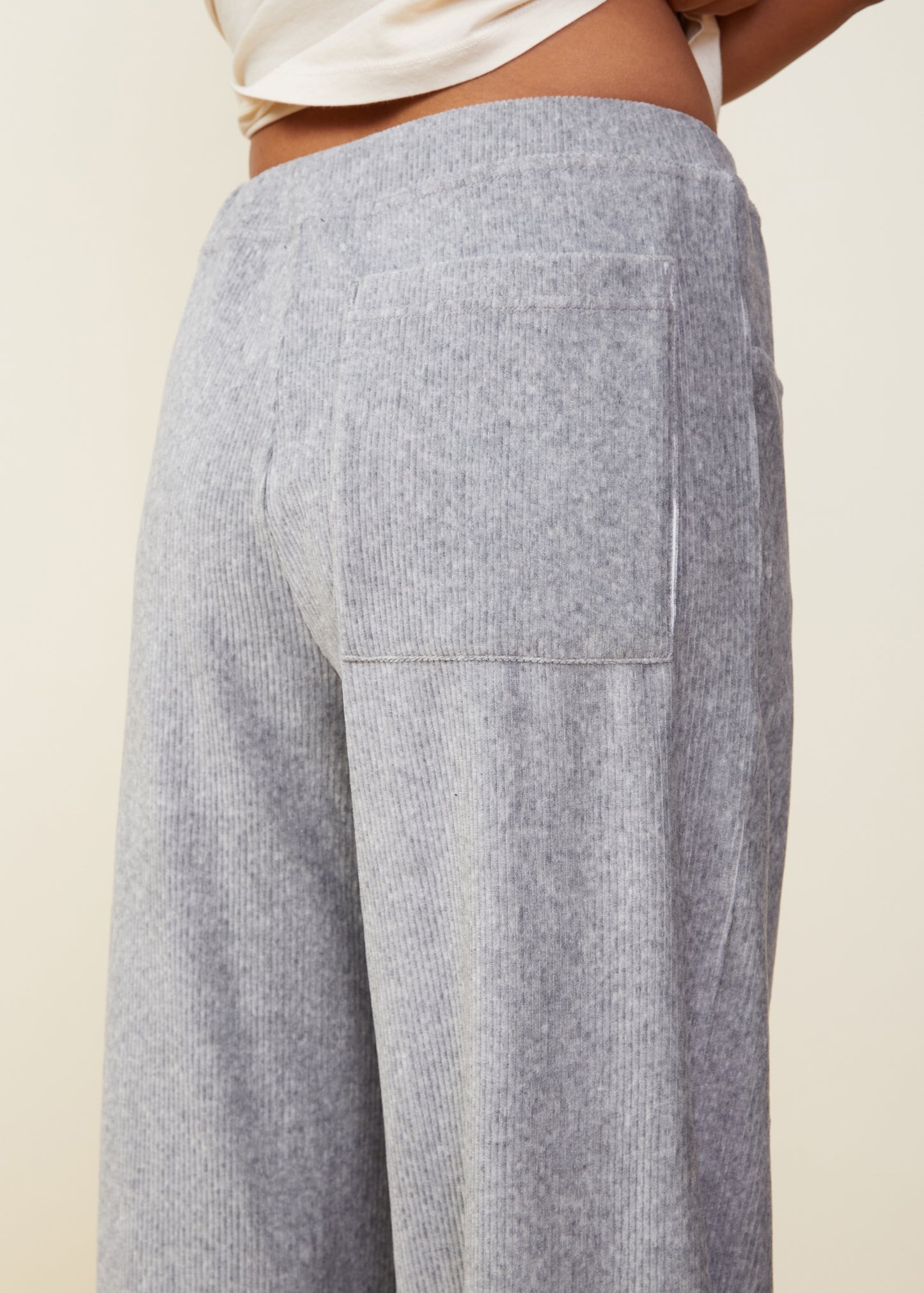 Monrow Knit Corduroy Pants