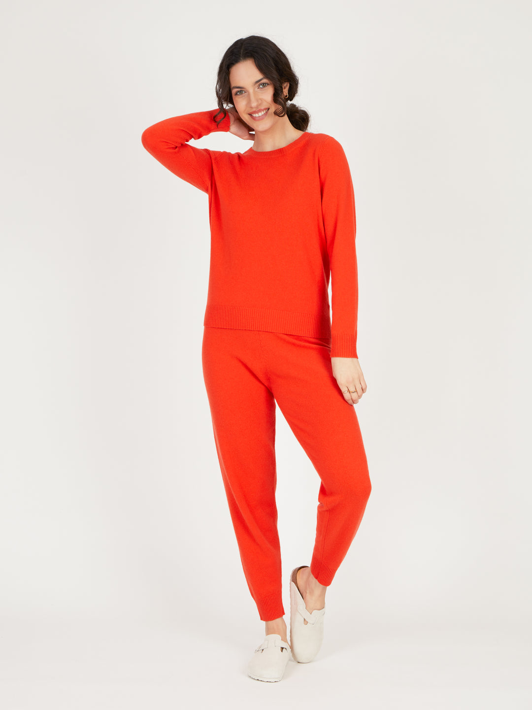 Cocoa Cashmere Crew Neck Sweater