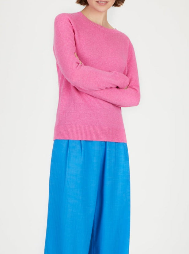 Cocoa Cashmere Crew Neck Sweater