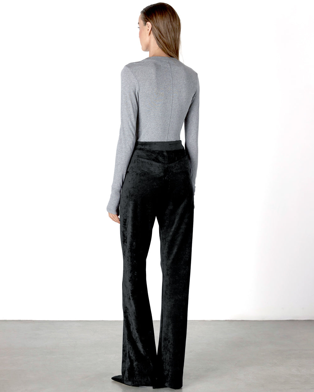 Enza Costa Cashmere Easy Cuffed U Sweater