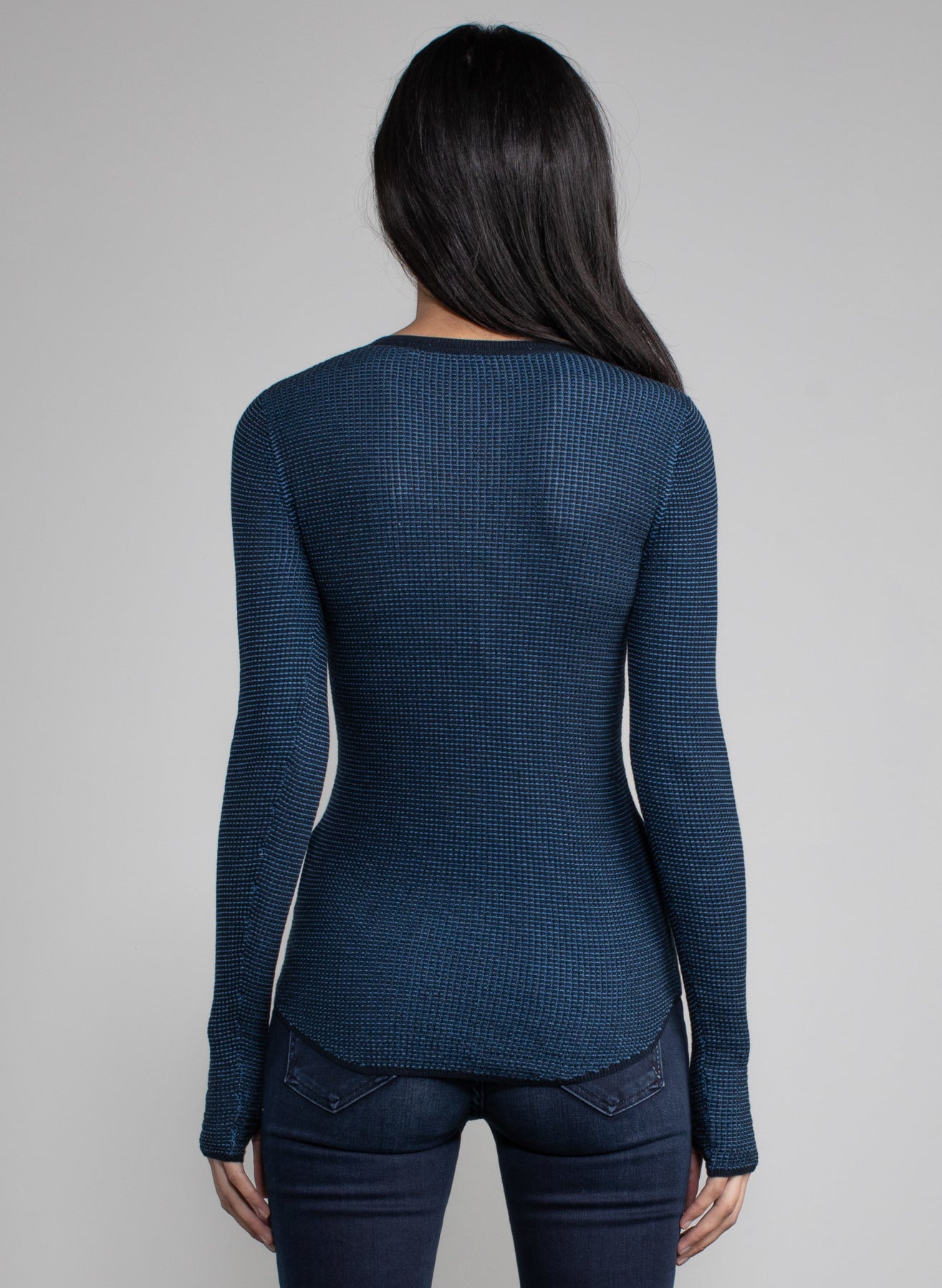 Margaret Oleary Waffle V-Neck