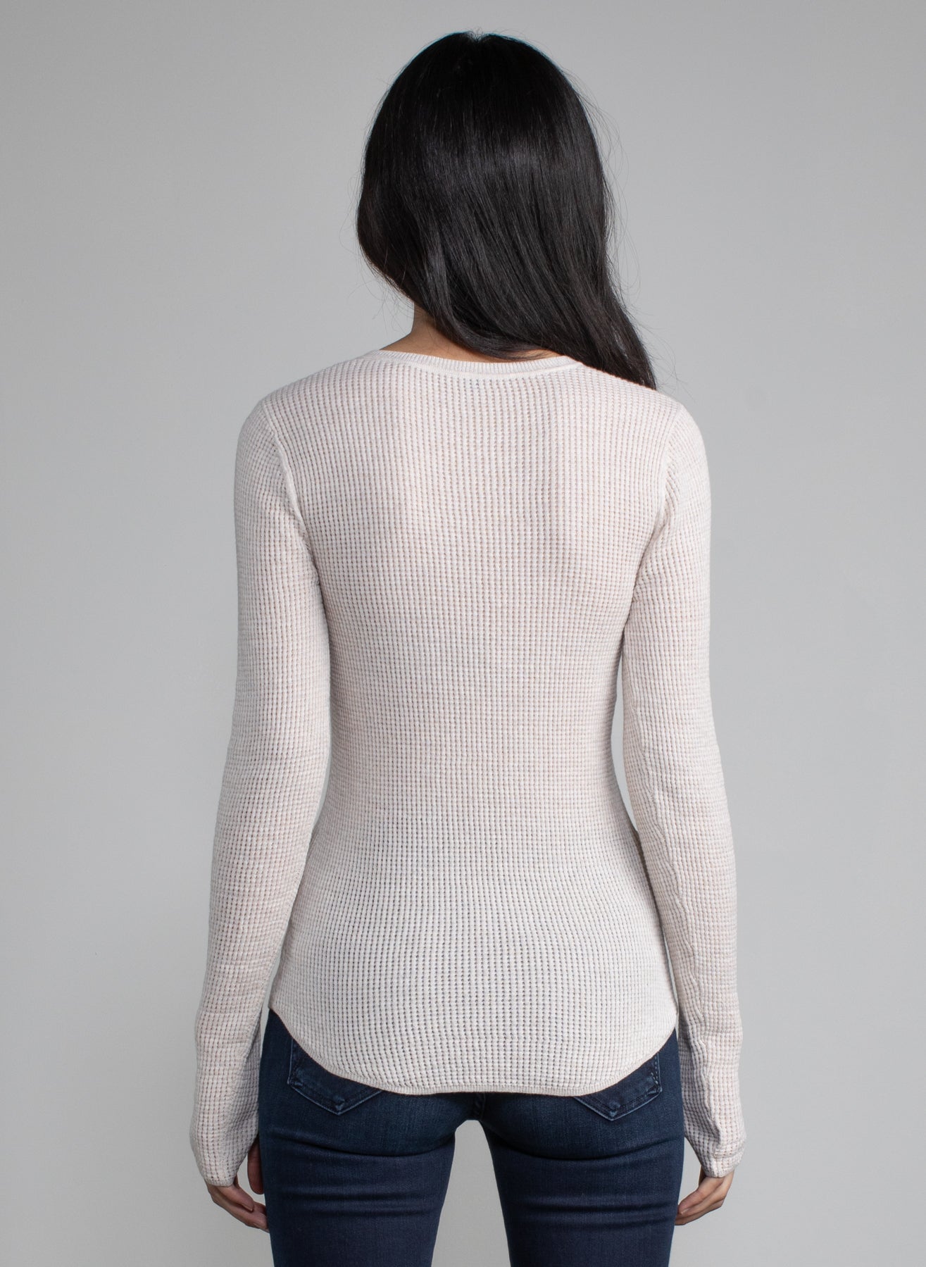 Margaret Oleary Waffle V-Neck