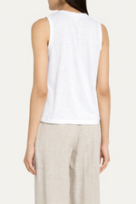 Majestic Filatures Stretch Linen Crewneck Tank