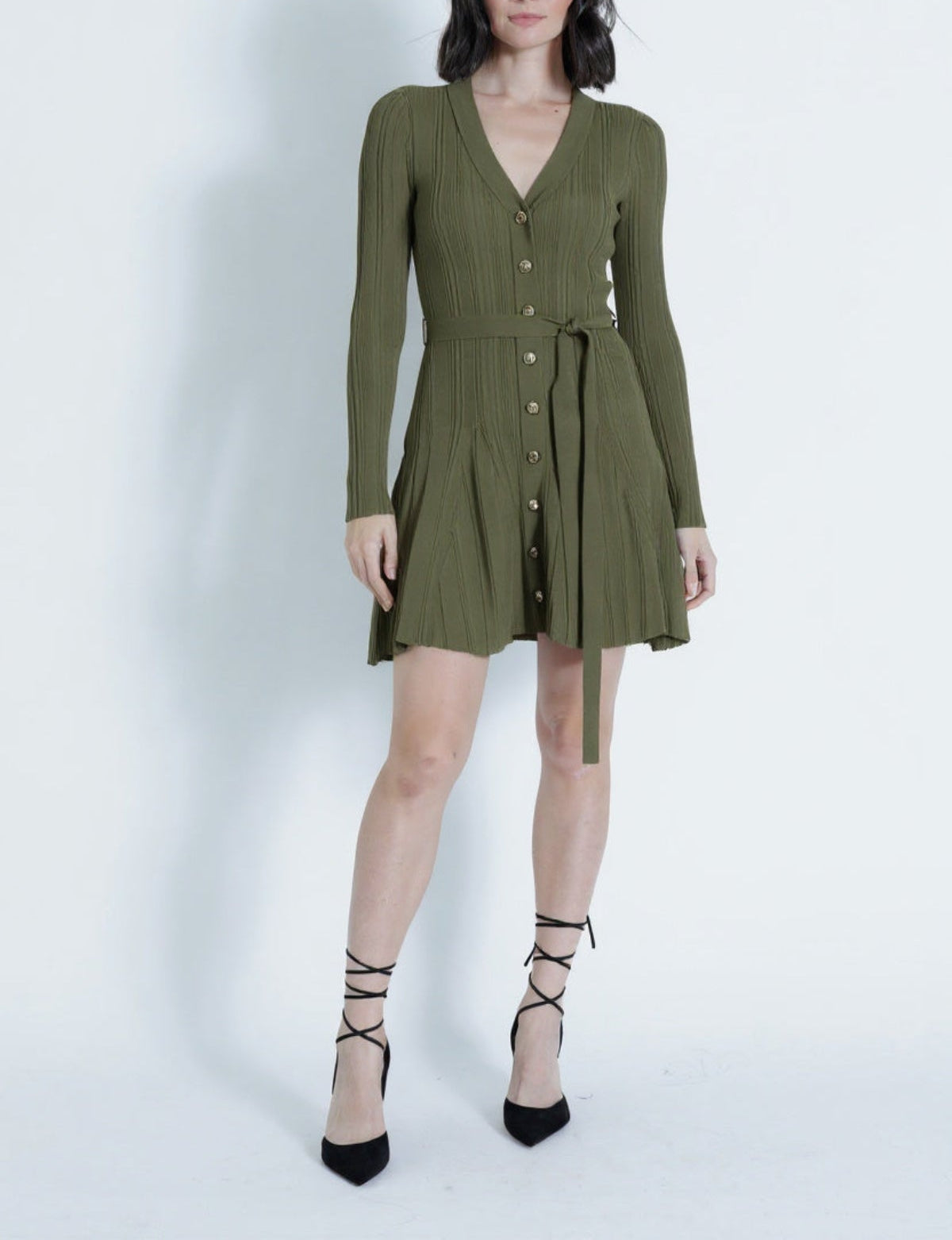 Karina Grimaldi Laurel Knit Mini Dress Gallery Couture Karina Grimaldi Laurel Knit Mini Dress Gallery Couture