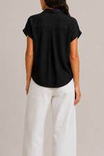 Majestic Soft Touch Back Pleat Shirt