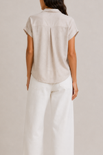 Majestic Soft Touch Back Pleat Shirt